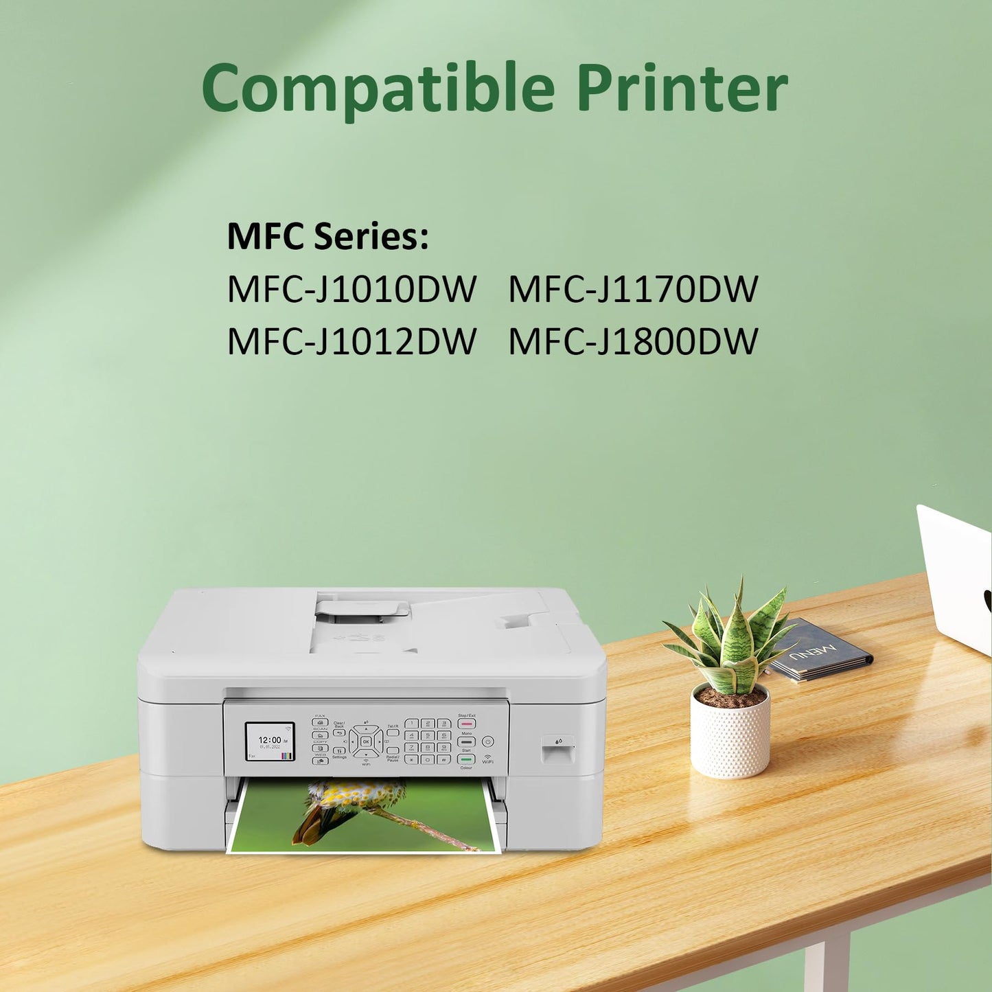 LC401 Ink Catrtidges bk c m y 10 Pack Replacement Compatible for Brother LC401 LC401XL Ink for MFC-J1170DW MFC-J1800DW MFC-J1012DW MFC-J1010DW (4 Black/2 Cyan/2 Magenta/2 Yellow)