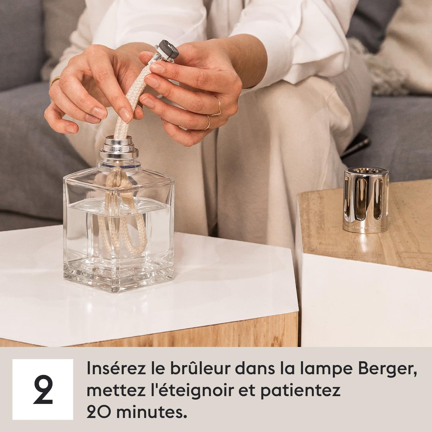 Catalytic Stone - Replacement Burner Air Control for Lampes Berger - Smoke-free Air Control Wick