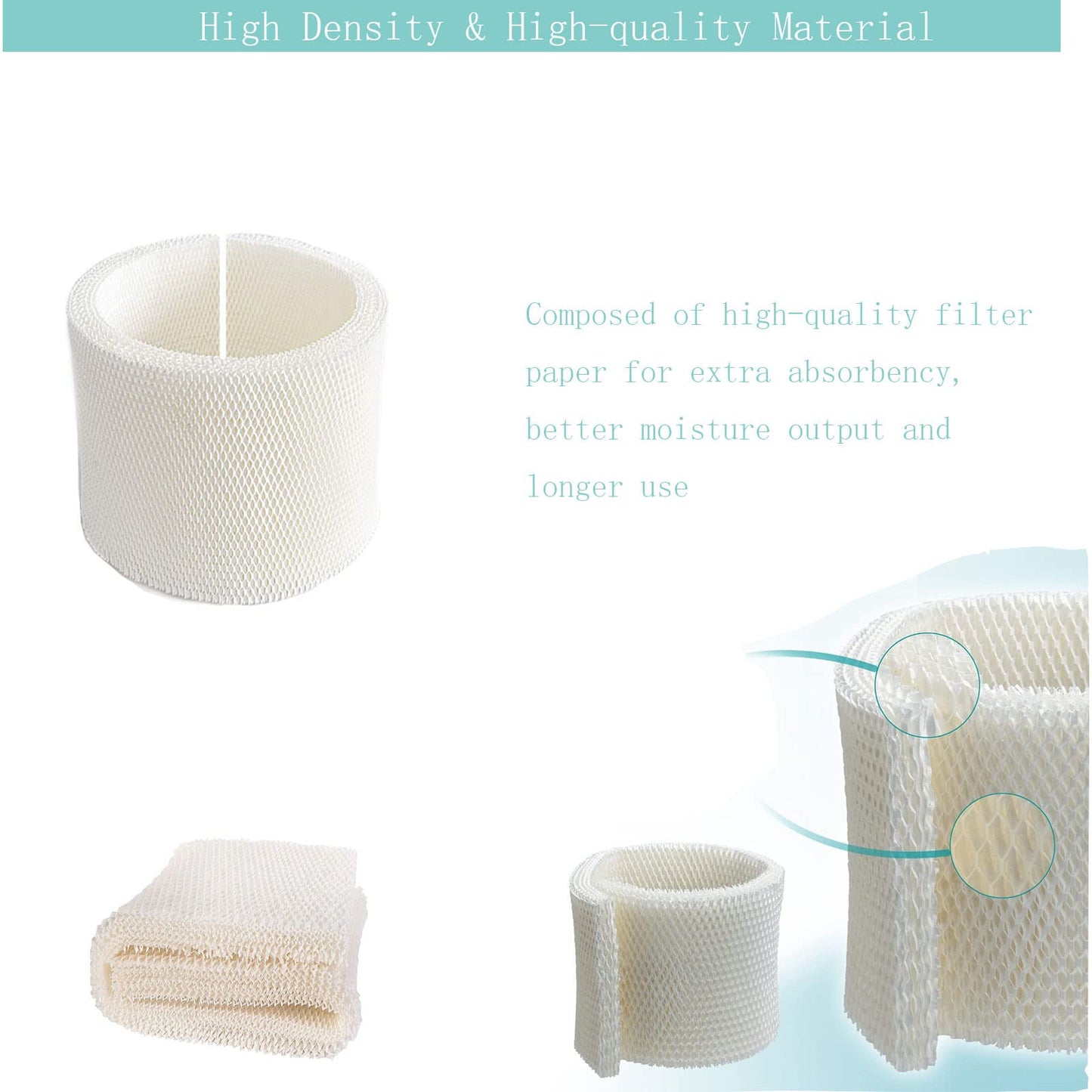 2 Pack MAF2 Humidifier wicking Filter Compatible with Essick Air MAF2 Moist AIR MA0800,MA0600,Kenmore 15408 Humidifier