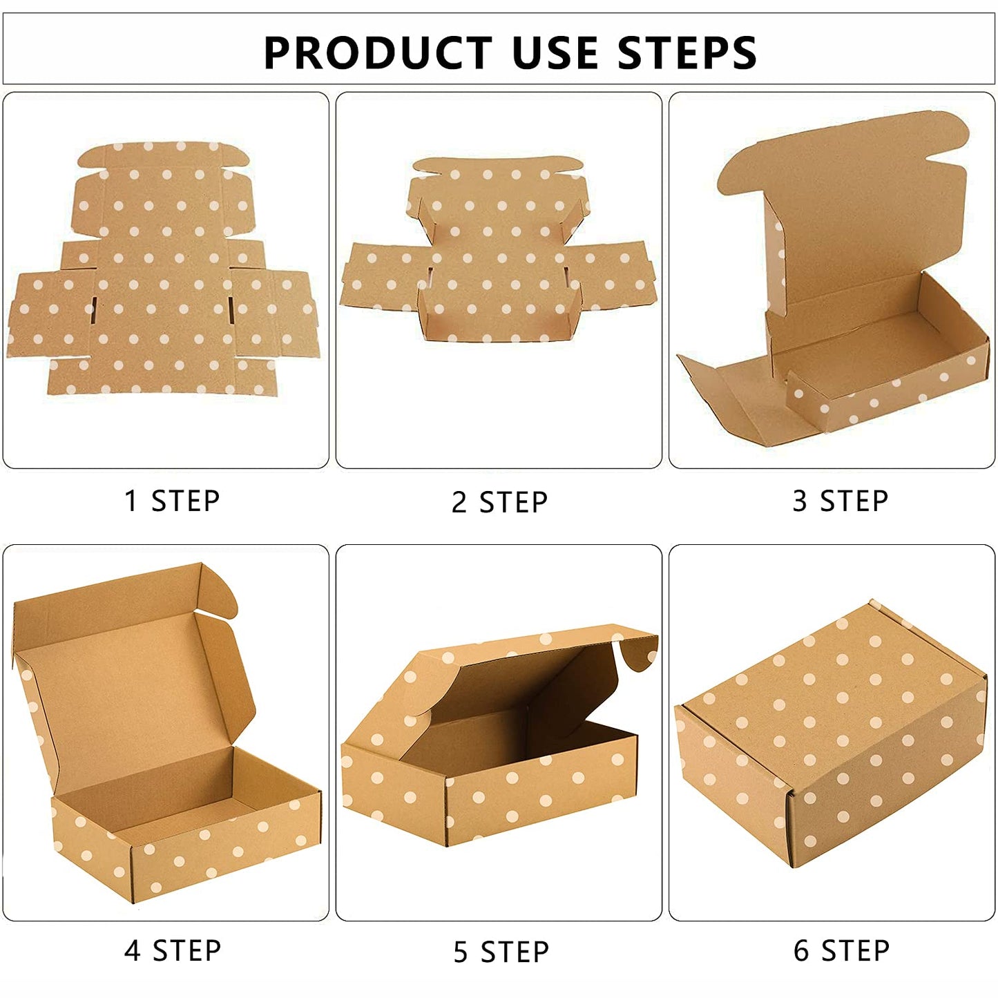 itechpanda 25 Pack Brown Kraft Corrugated Cardboard Mailers (11” x 8“ x 2"), Shipping Boxes for Small Business, Moving, Storing, Packing Literature, Crafts, Jewelry