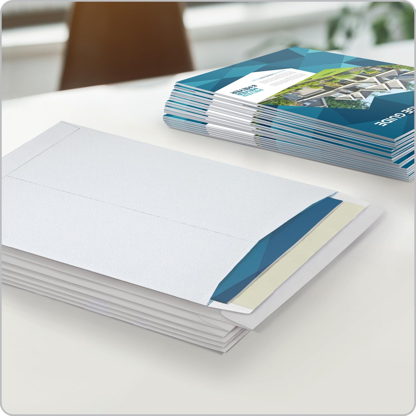 Columbian 10 x 13 Catalog Envelopes, Self Seal Closure, Security Tint, 28 lb White Wove, for Mailing Flat Letter Size Documents, 100 Per Box (COLO337)