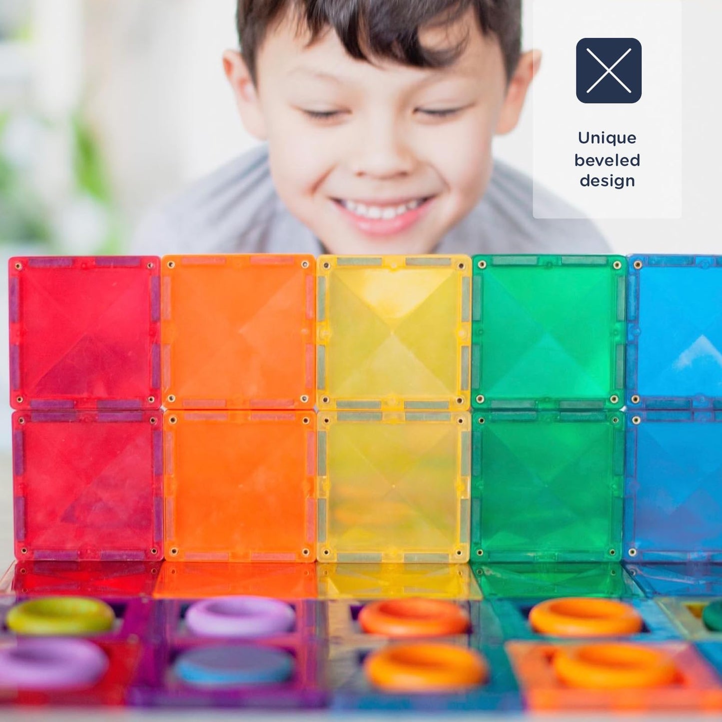 CONNETIX Rainbow Mini Pack, 24 Pieces