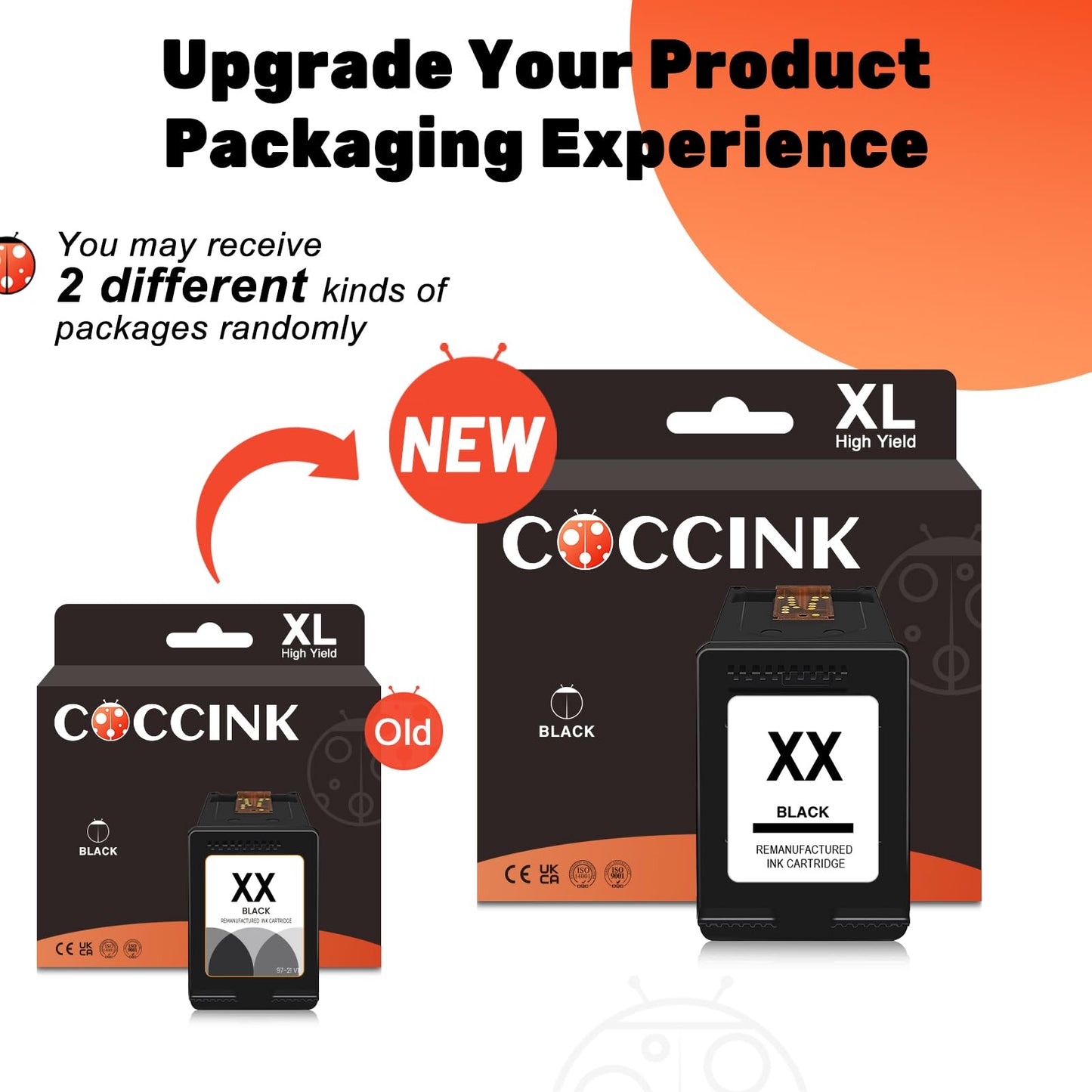 COCCINK 240XXL Black Ink Cartridge for Canon PG 240 XL PIXMA MG3600 MG3620 MG3520 MG3522 MG3500 MG2220 MG2120 MX472 MX452 MX470 MX459 MX432 TS5120 Printer for Canon 240XL Black Ink (1 Black)