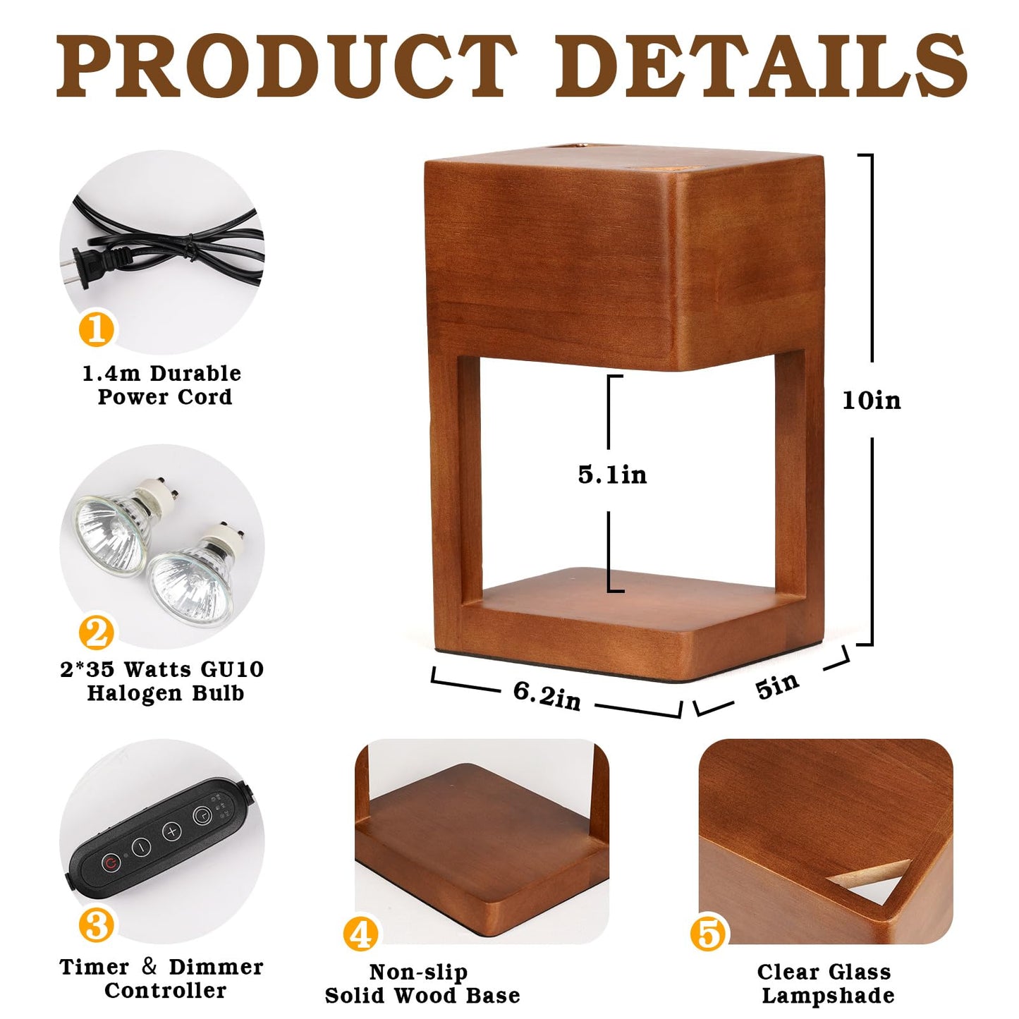 Candle Warmer Lamp, Electric Wax Melt Warmer for Home Fragrance and Decor