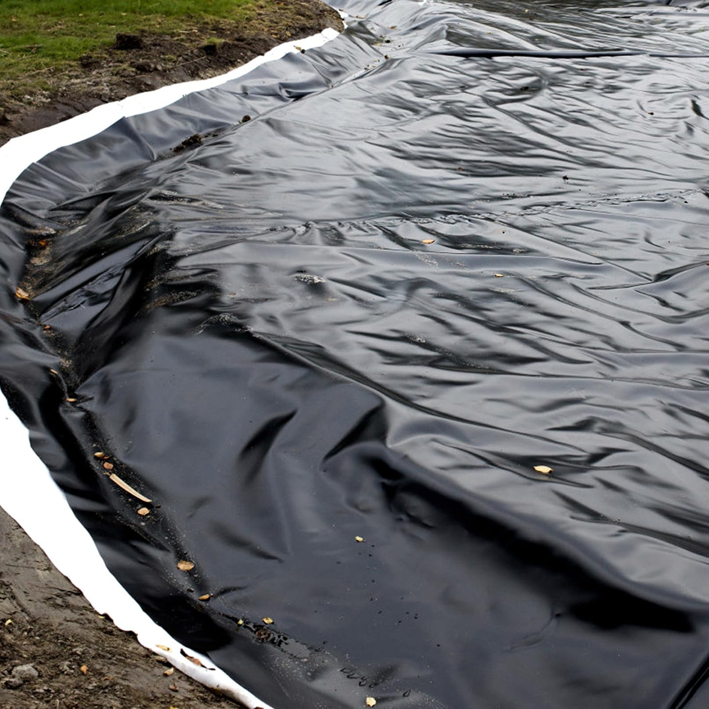 Yarlung 7x10 Feet Pond Liner, 20 Mil Pond HDPE Mat Black Garden Pond Liner for Fish Ponds, Fountains, Waterfall, Water Features