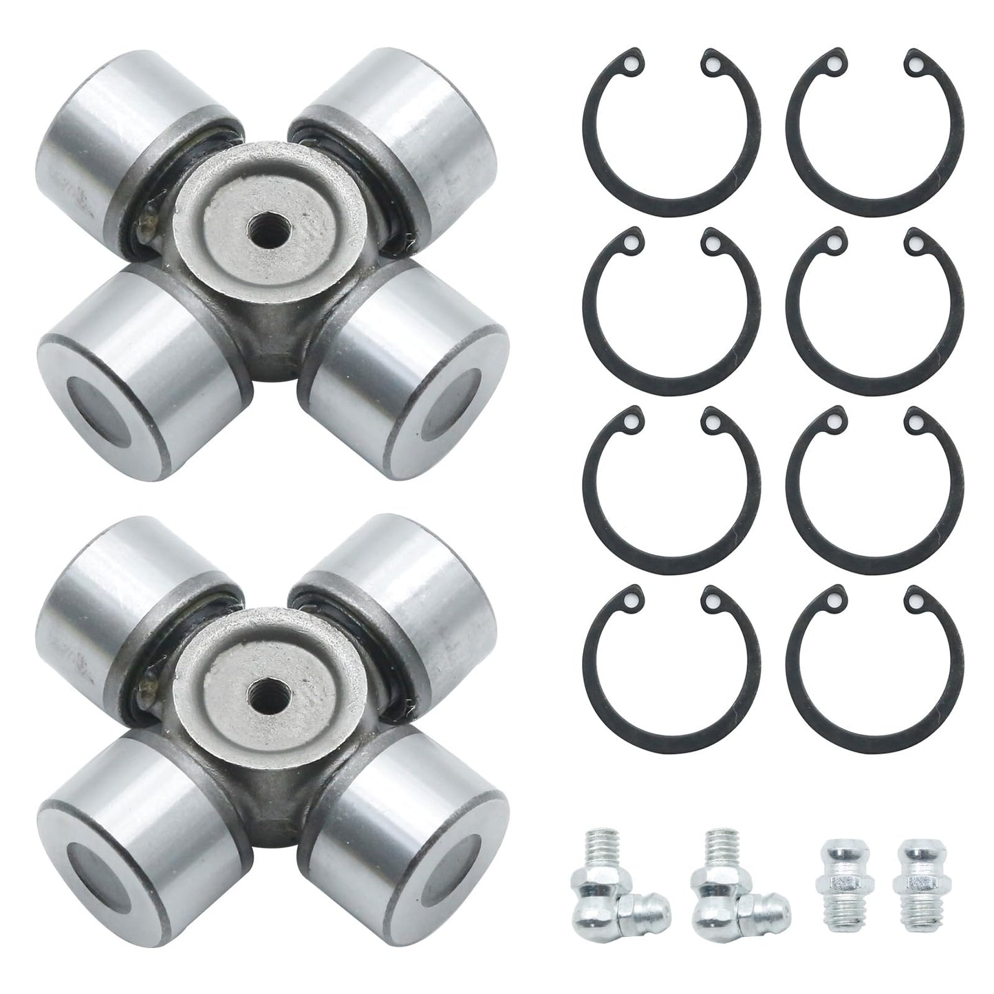 DUZFOREI 2 Pack 715500371 Rear Driveshaft U-Joint Set, Replacement for Can-Am Outlander 400 450 500 570 650 Maverick 1000R 1000 Max Traxter 500 XL Auto, Replaces 703000022