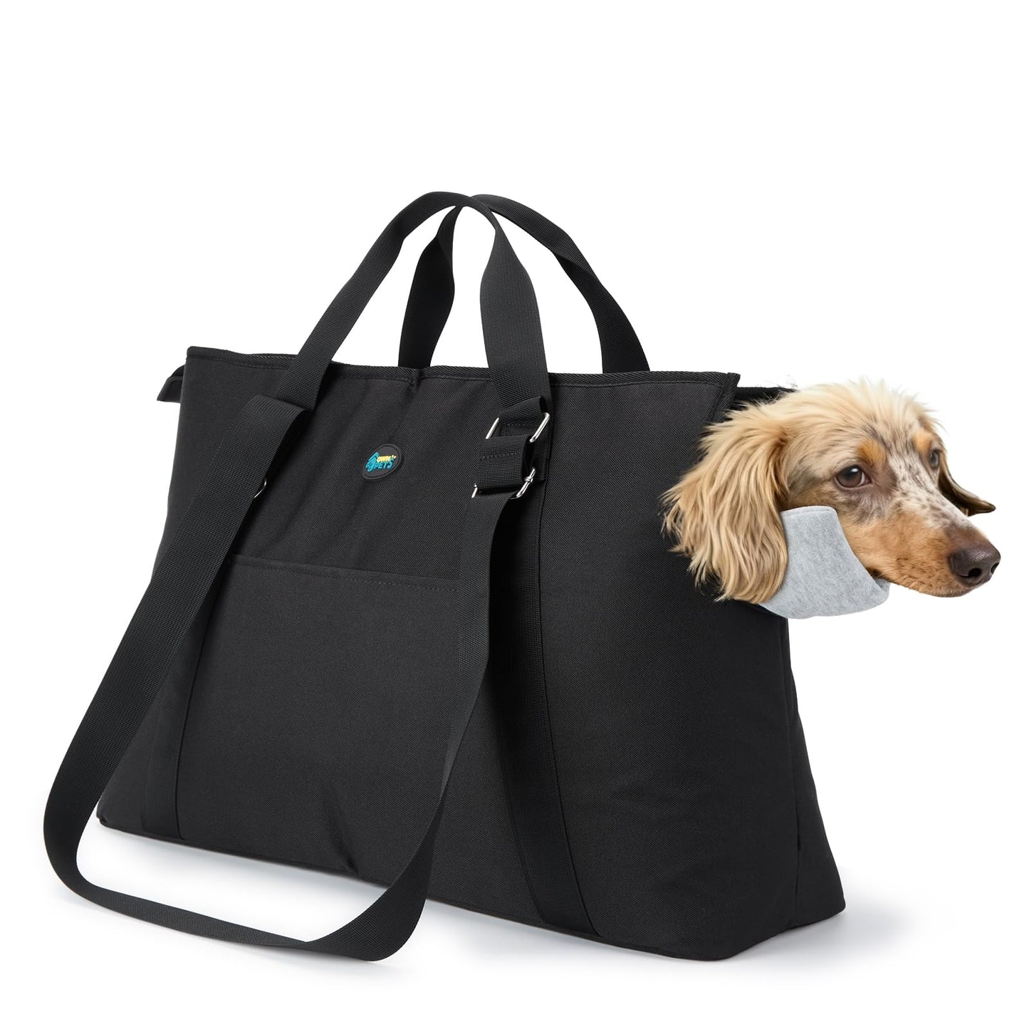 Ownpets Large Pet Carrier Backpack for Cats and Dogs, Airline Approved Soft-Sided Travel Bag with Warm Padding & Safety Tether