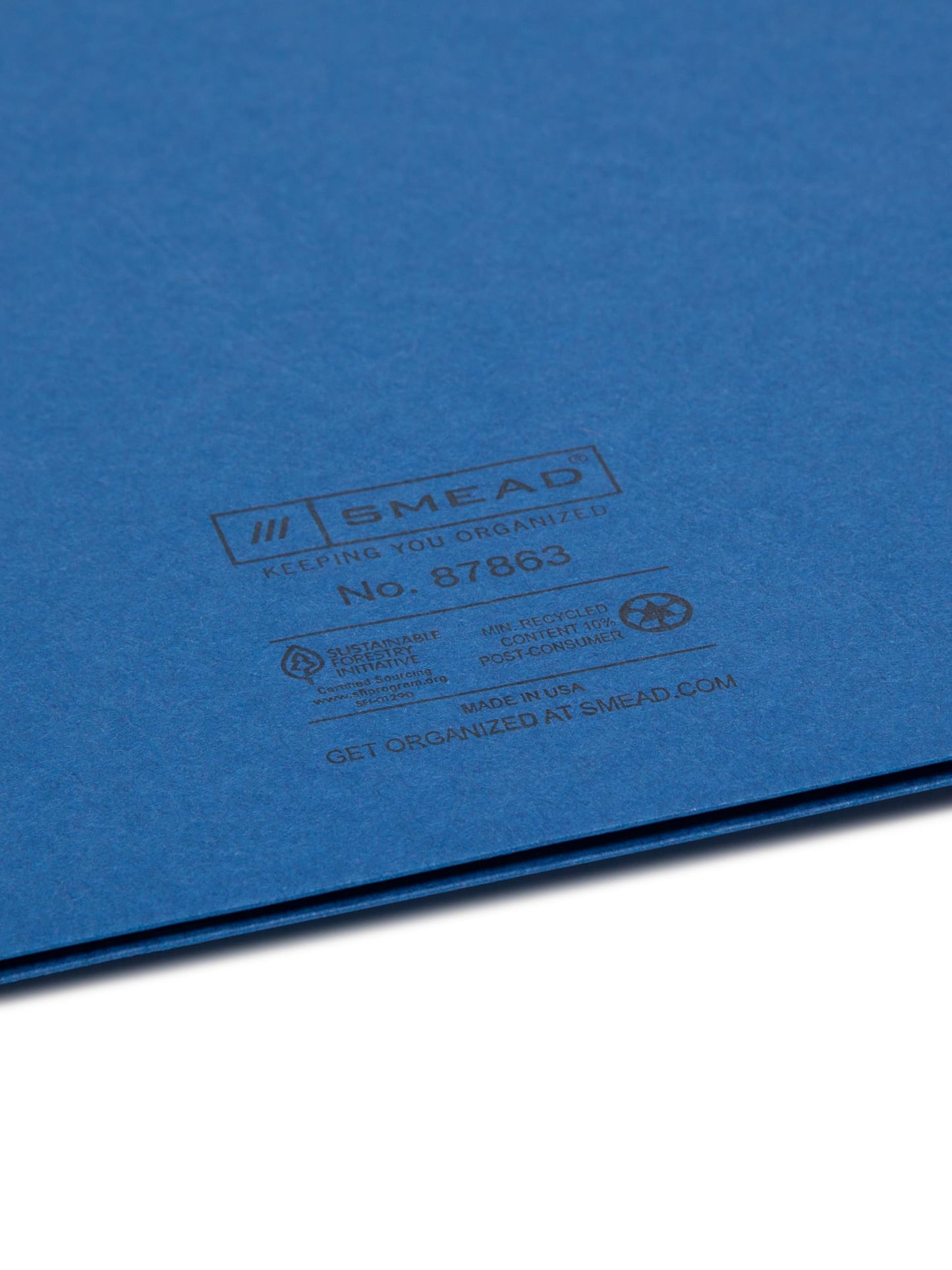 Smead Two-Pocket Folders, 50-Pack, Letter Size, Assorted Colours, Textured Stock, Business Card Slot, for School, Business Presentations and Home Office Document Organization