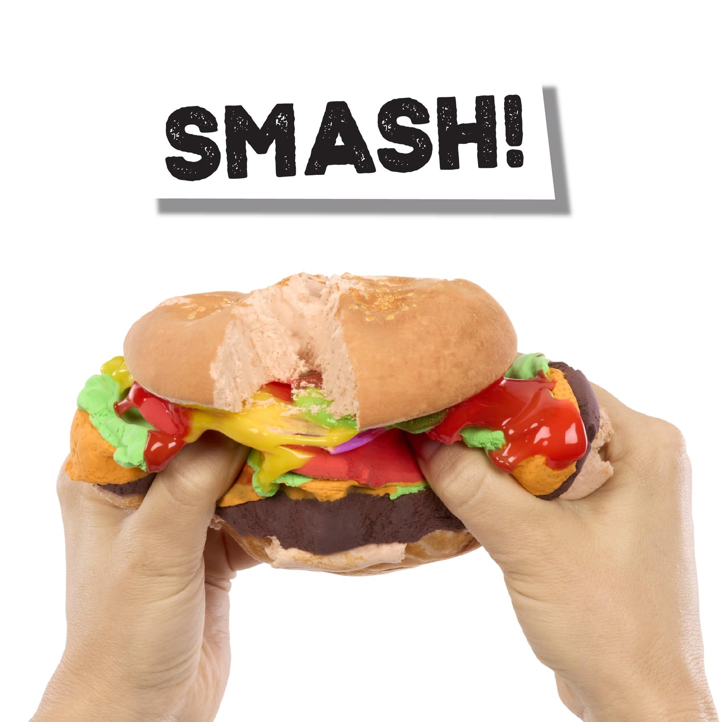 Slime Life Cheeseburger DIY Slime Kit - Unboxing Ingredients to Make, Smash, and Stretch Your Food Slime, Ages 8+
