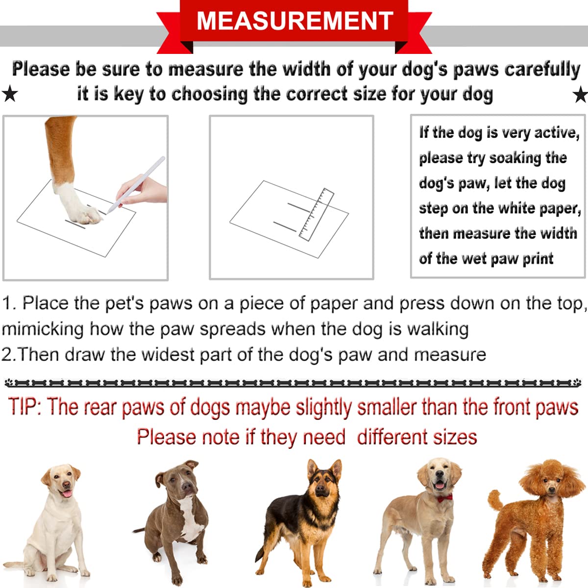 QUMY 4PCS Dog Boots for Large Dogs, Medium Dog Shoes & Paw Protectors for Hot Pavement, Summer Heat Protection, Mesh Breathable Nonslip Dog Booties for Hardfloors, Walking Running Hiking Black Size 3