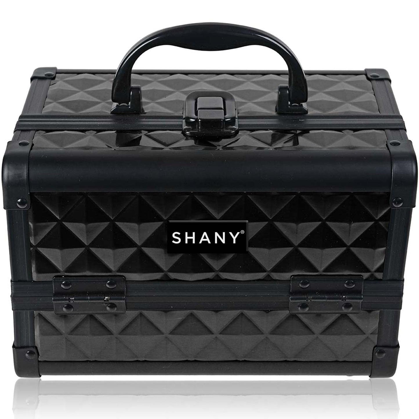 SHANY Mini Makeup Train Case with Mirror - Twilit