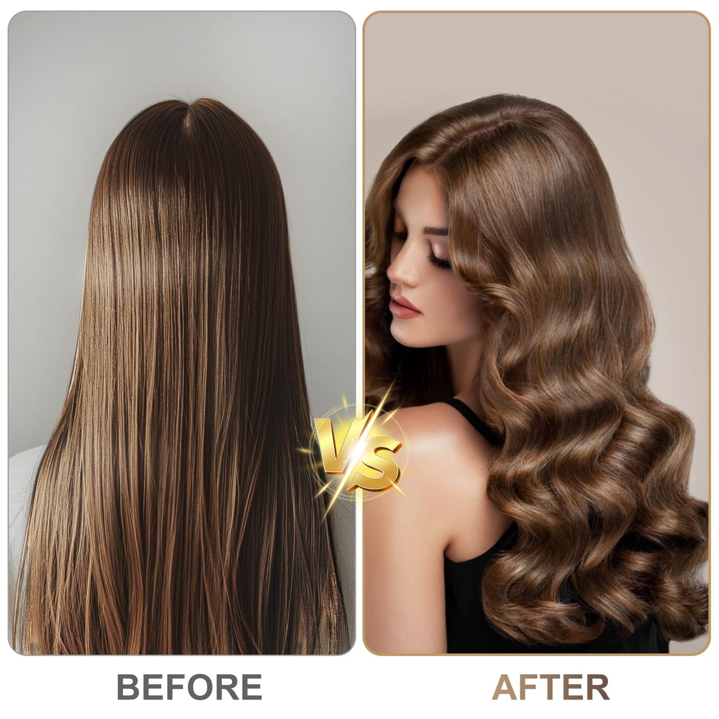 1 Pair Auto-Wrap Curlers Compatible with Shark FlexStyle (HD400 Series) Curling Iron Accessory, Self-Curling Attachment,Effortless Curls, Waves & Volume Hair Tools,Hair Styler & Drying Tool.