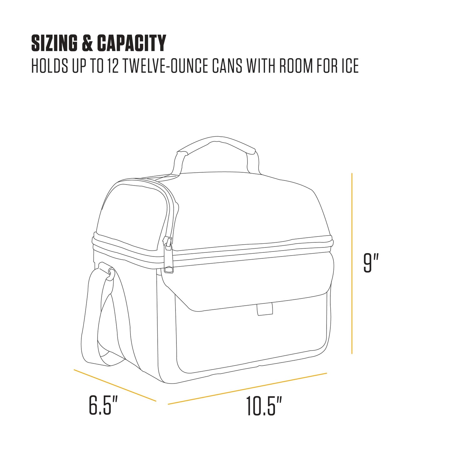 Carhartt 12 Can Two Compartment Lunch Box | Durable, Fully-Insulated Lunch Bag for Women & Men, Large Lunchbox (Gravel)