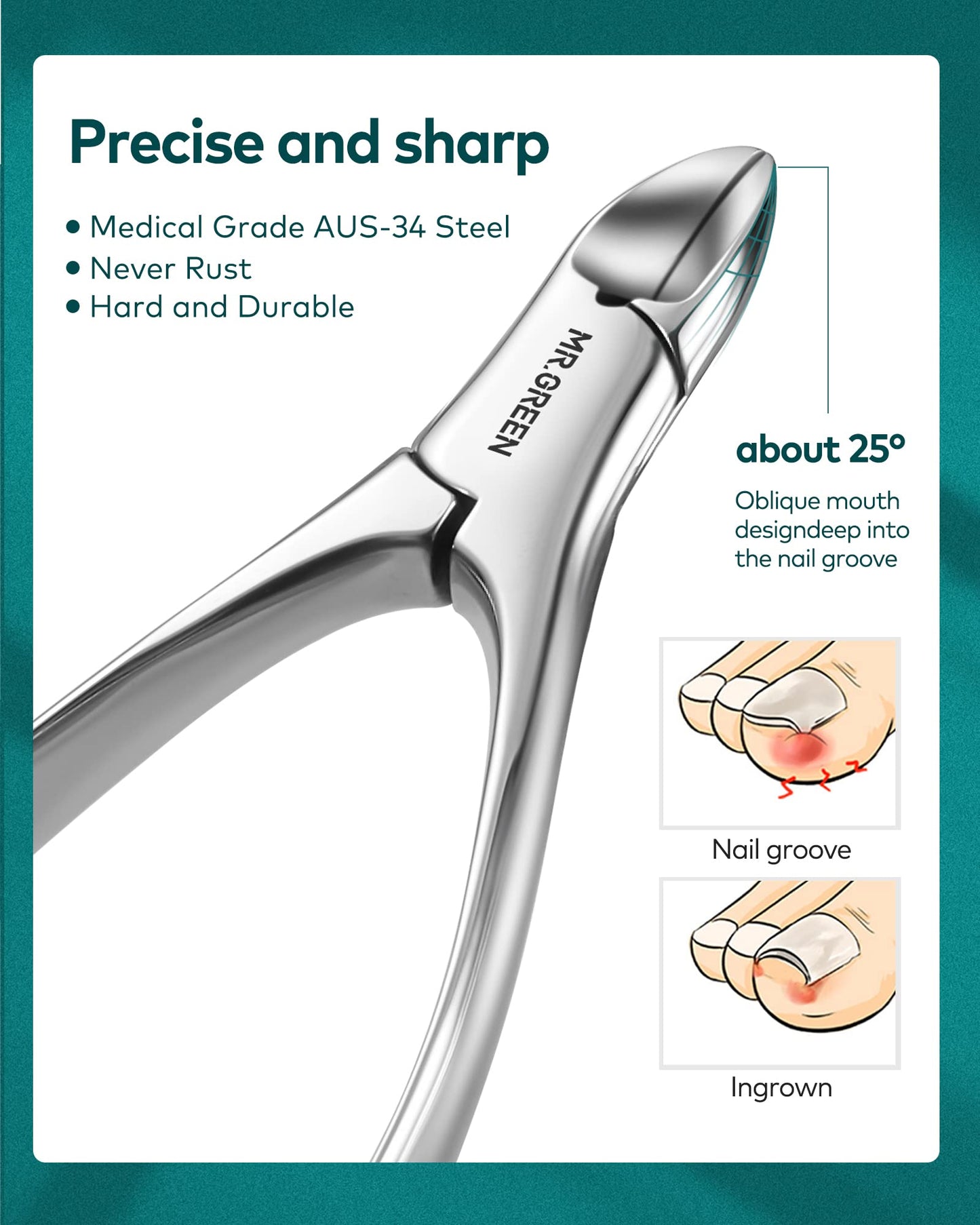 7Pcs Manicure Set,Professional Pedicure Knife Set,Ingrown Toenail Clippers Foot Care Tools, Ingrown Toenail Blade Tool,Foot Repair Sharp Blade Kit,Nail Care Knives Cuticle Remover