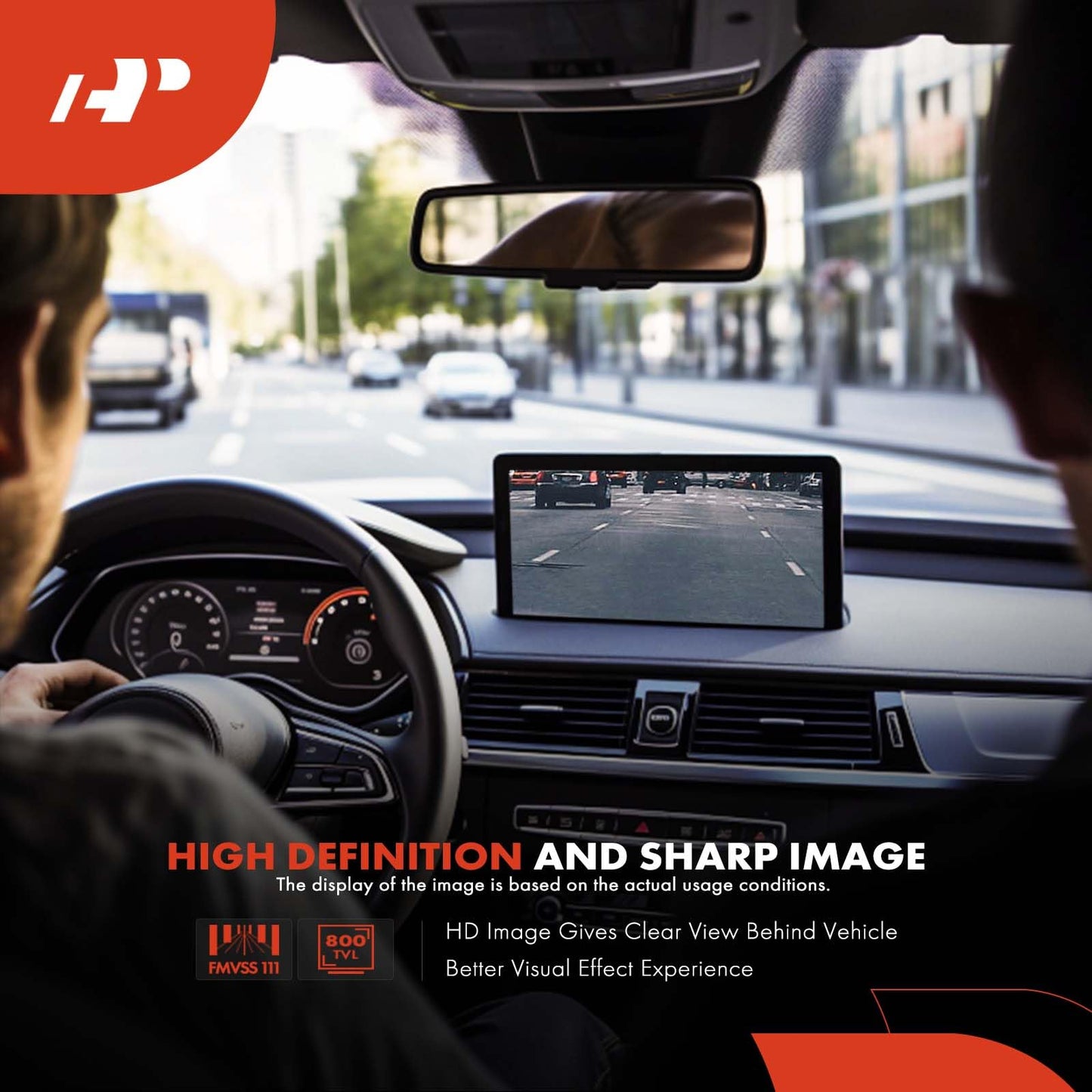 A-Premium Park Assist Camera Rear View Backup Reverse Camera Compatible with Select Honda Models - 2012 2013 CR-V CRV - Replace# 39530T0AA01