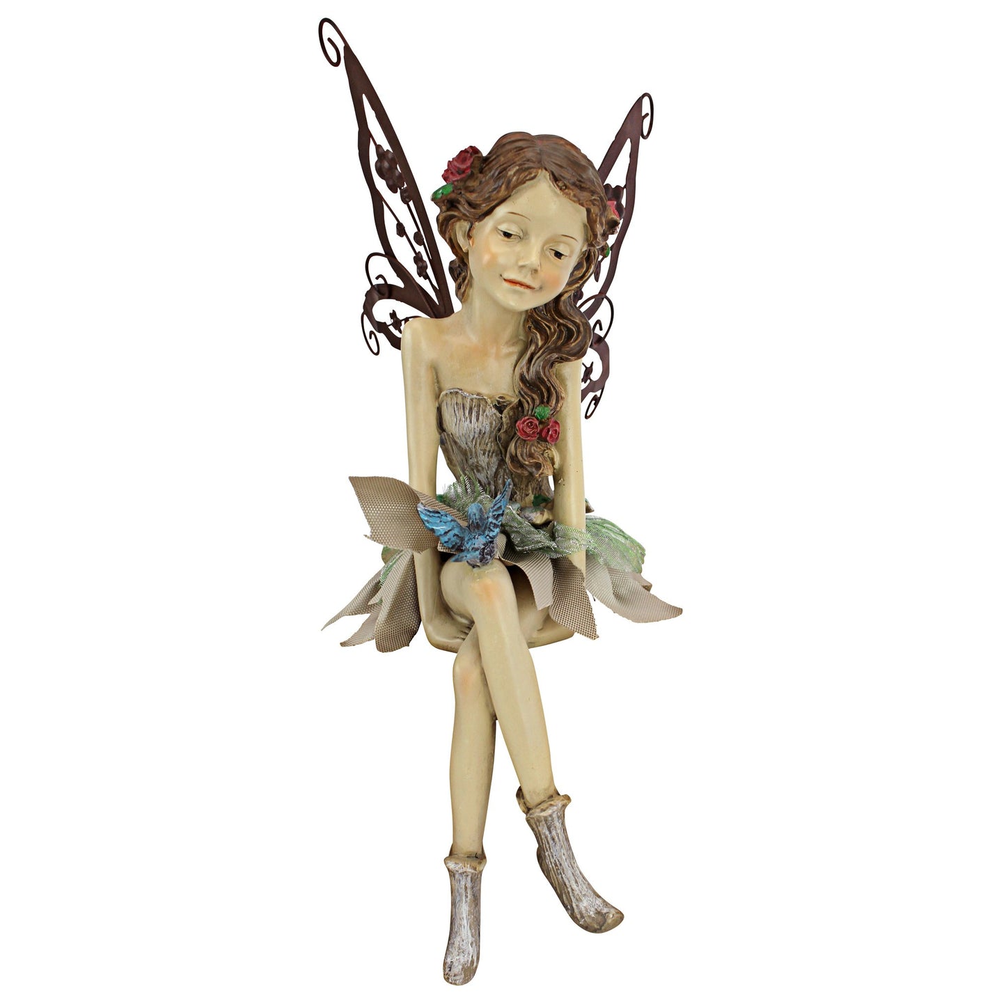Design Toscano Fannie, The Fairy Sitting Statue