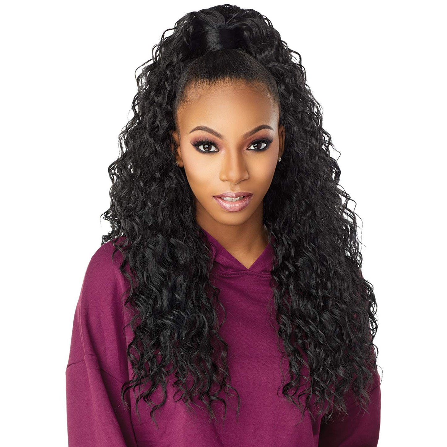 Sensationnel Instant Up & Down Pony Wrap Half Wig - UD002 (1B Off Black)