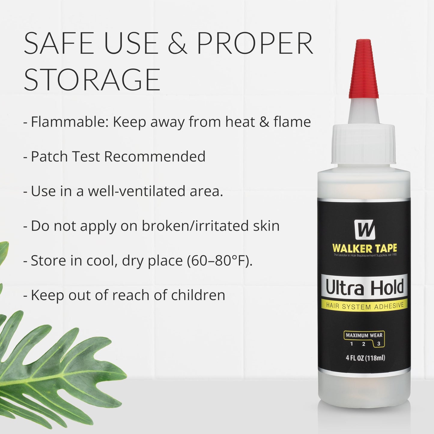 Ultra Hold Adhesive NEW 120ml with Nozzle top