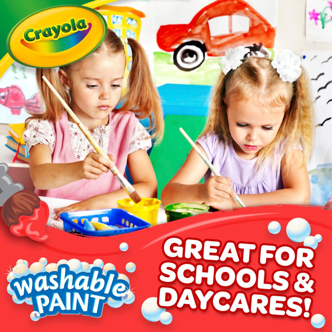 Crayola 54-2128-038 Washable Paint, Gallon Size, Red