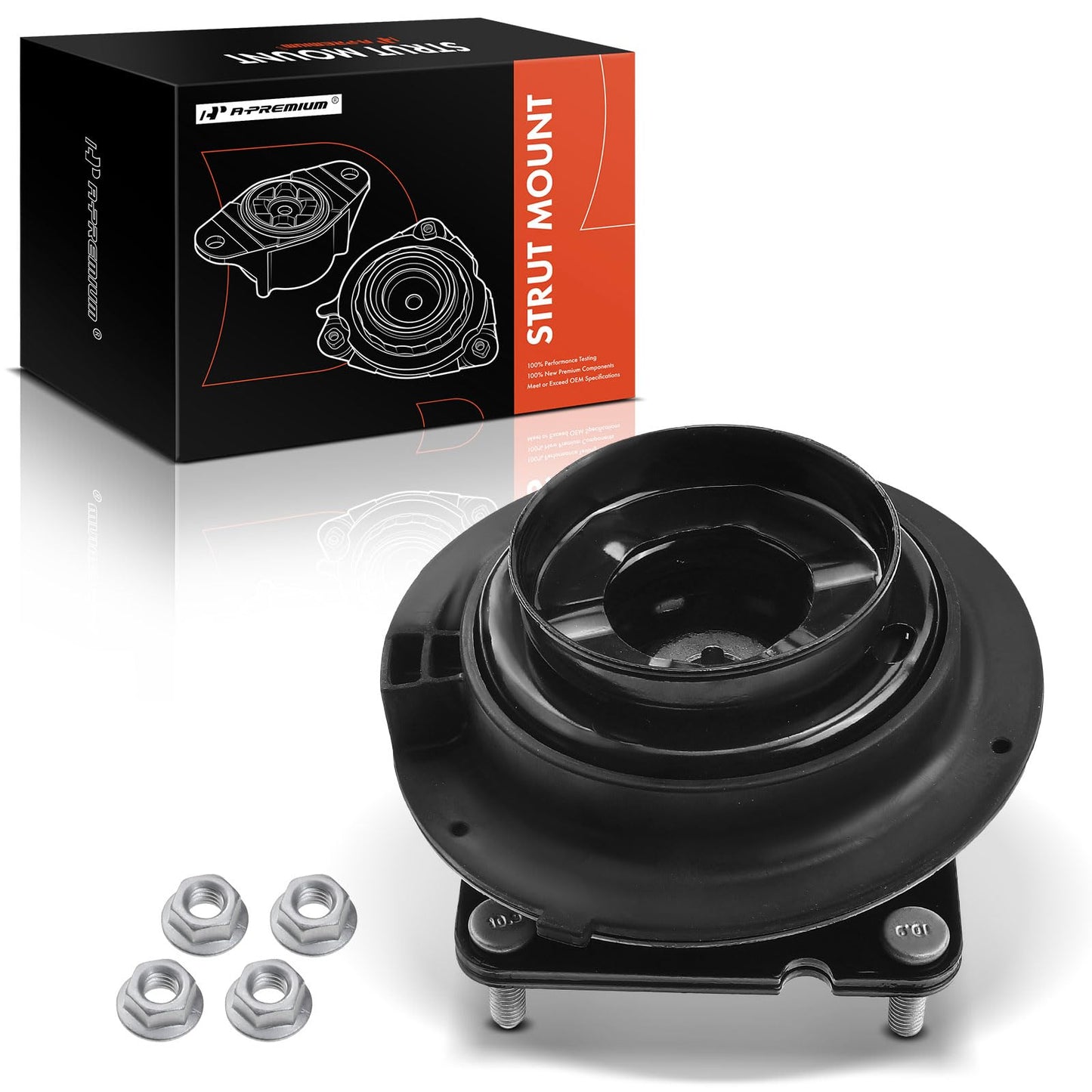 A-Premium Front Driver or Passenger Side Suspension Strut Mount Compatible with Ford Edge Mustang 2011-2014 Lincoln MKX 2011-2015