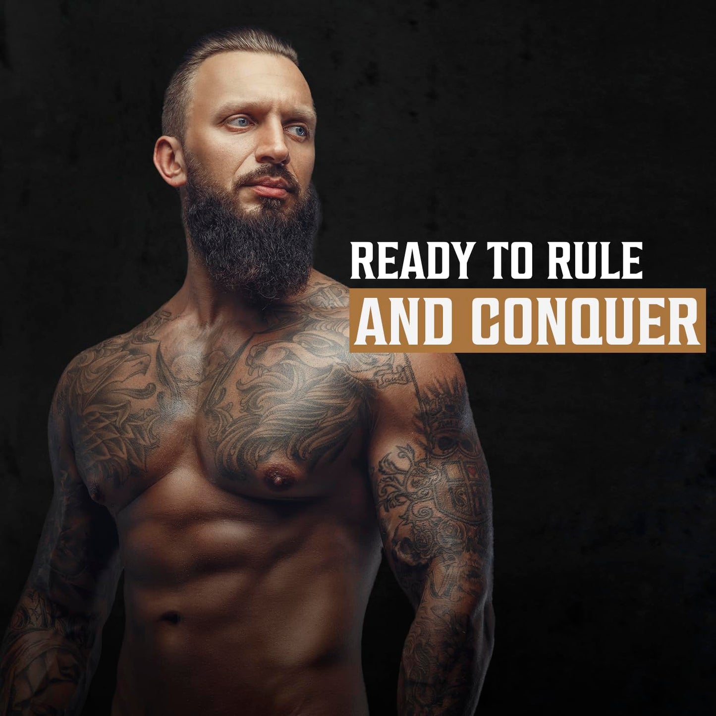 Viking Revolution - Beard Wash & Beard Conditioner Set With Argan & Jojoba Oil - Softens & Strengthens - Beard Shampoo & Conditioner - Palo Santo - 500 ml x 2