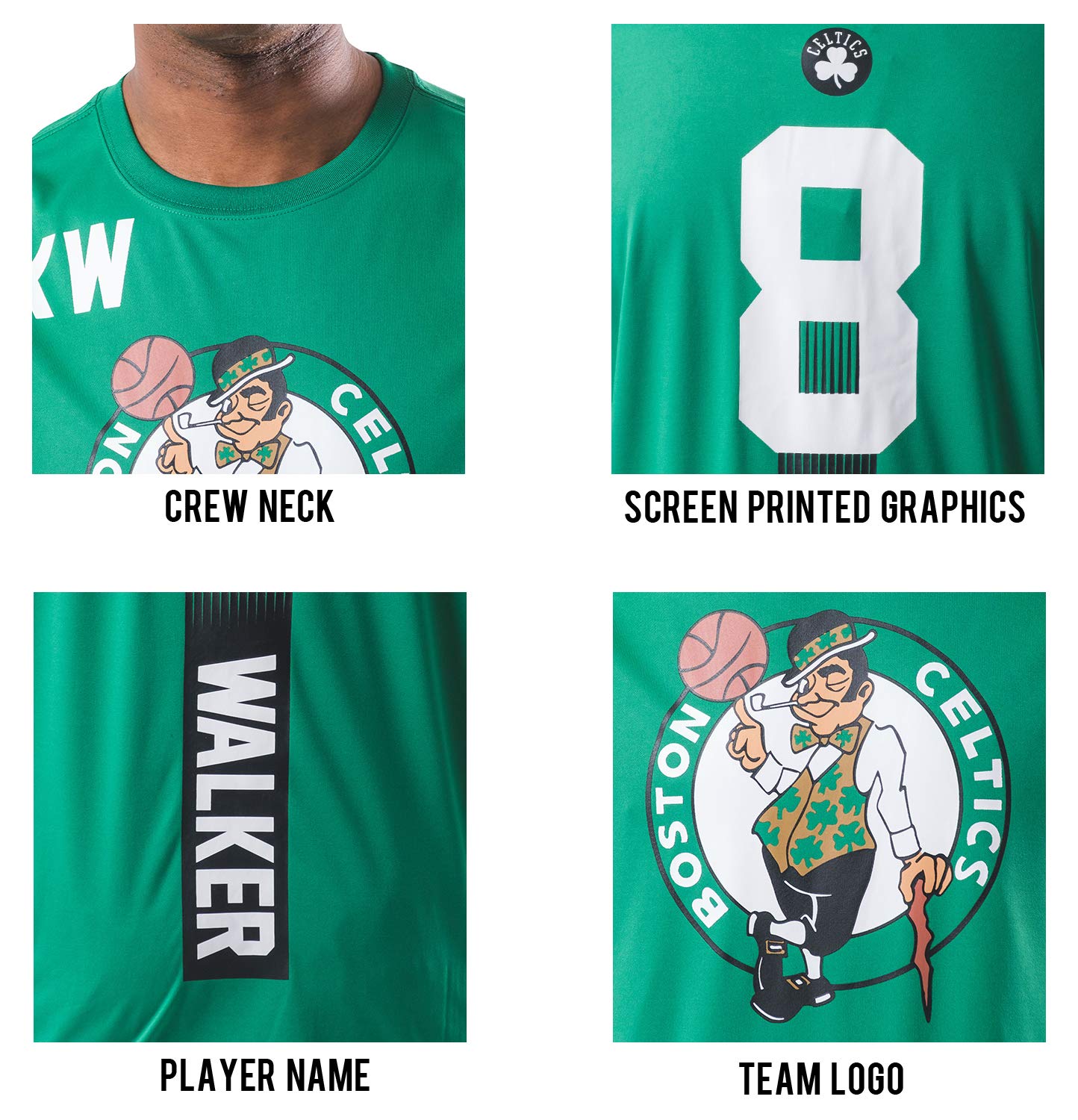 Ultra Game NBA Men's Players Quick Dry Active T-Shirt