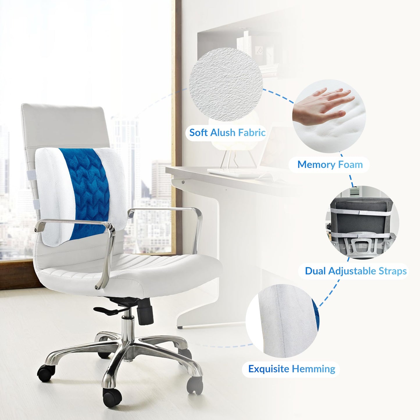 CILI Lumbar Support Pillow with Heat