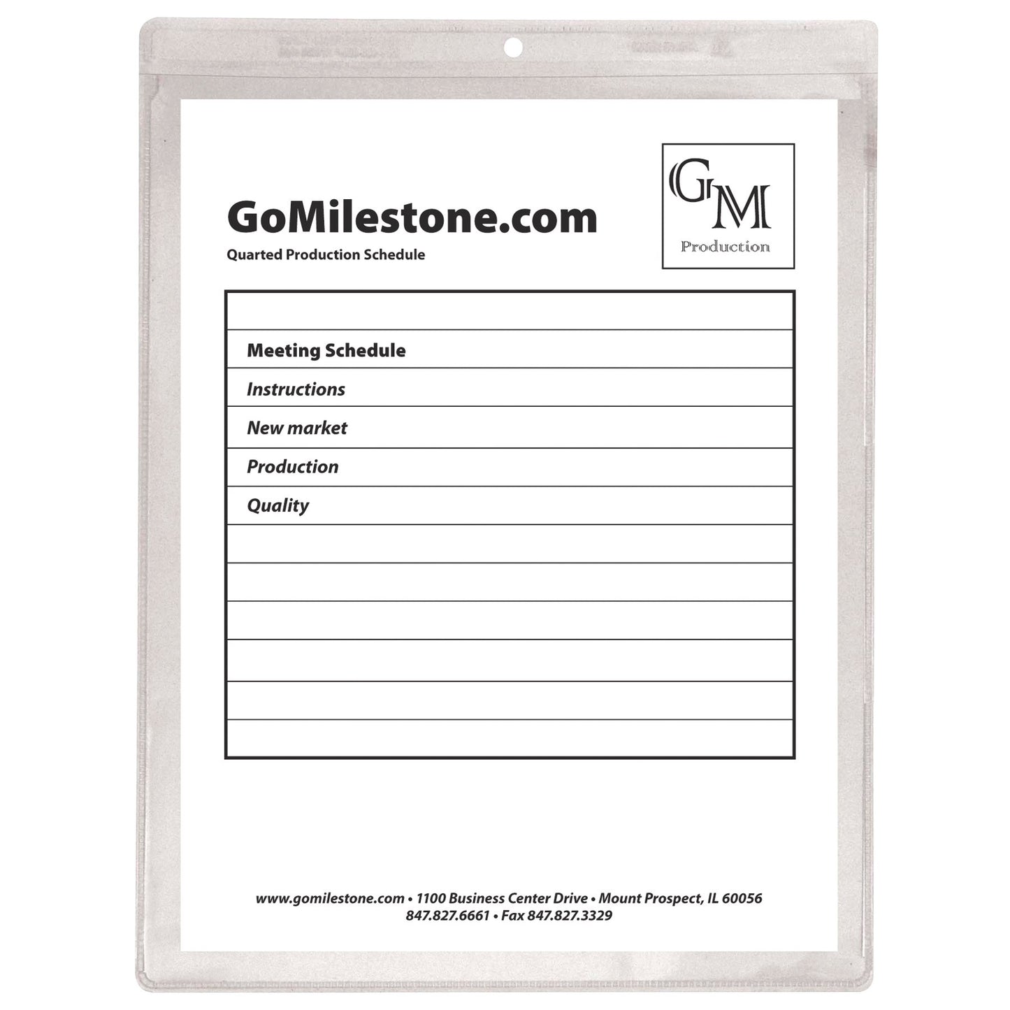C-Line Vinyl Shop Ticket Holder for 9 x 12 Inch Insert with Clear Sides 50 Count (80912)