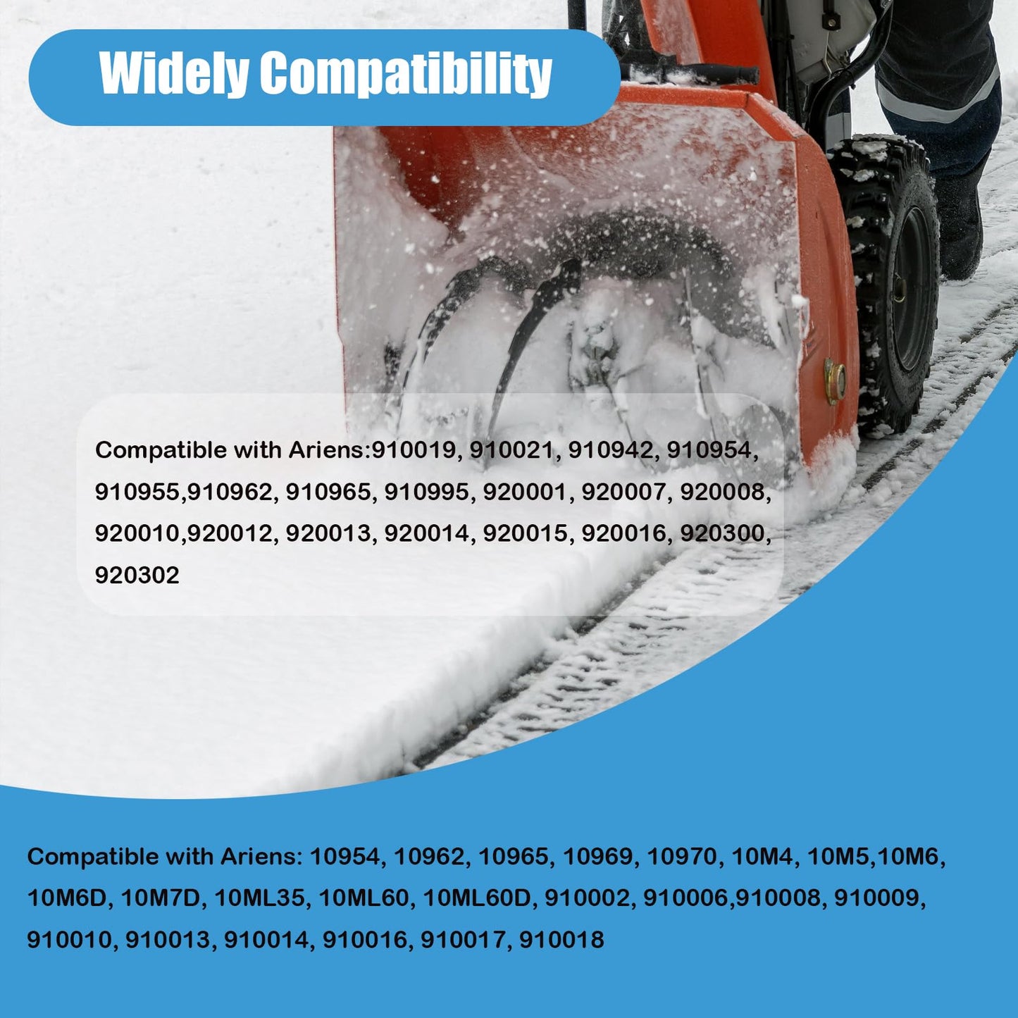 Caalii 04743700 Friction Wheel Snow Blower Drive Disc Compatible with Ariens Snow Blower 00170800, 00300300 1720859 AM122115 741316, Fits for Snapper Lawn Mower Troy Bilt Snow Blower
