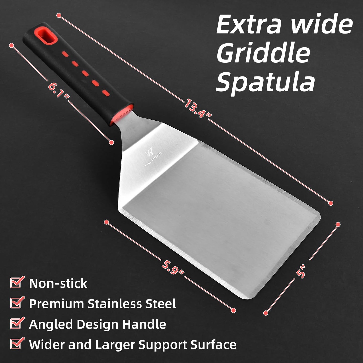 Griddle Accessories Kits, 30 Pcs Griddle Grill Tools Set, Professional Grill BBQ Spatula Set with Basting Cover, Spatula, Scraper, Bottle, Tongs, Egg Ring