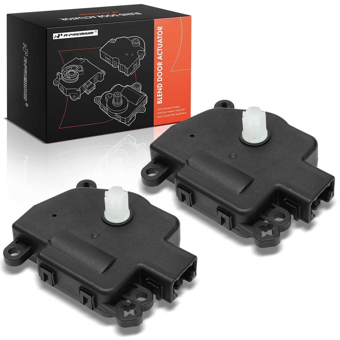 A-Premium HVAC Heater Blend Door Actuator Compatible with Jeep Wrangler, Wrangler JK, Compass, Patriot & Dodge Journey, Durango, Avenger, Caliber & Chrysler 200, Sebring, Aspen & Ram ProMaster 1500