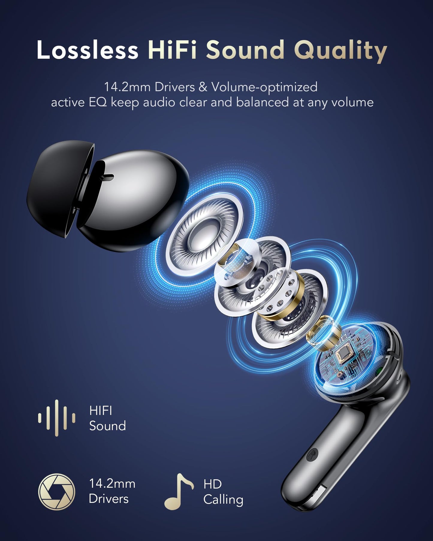 AI Translation Earbuds Real Time,188 Language Translator earbuds,No Subscription Audifonos Traductores Inglés Español,Simultaneous Interpretation Translator Ear Buds,AI Translating earpiece for Travel