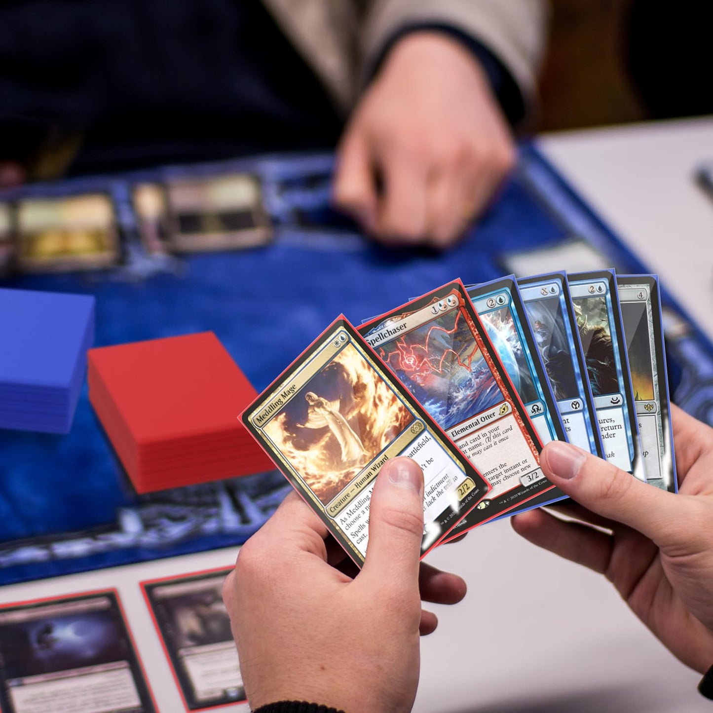 1000ct Trading Card Sleeves Perfect Fit MTG Matte Sleeve, Soft Sports Card Protector for Photocard, Standard TCG Cards Sleeves Fit for MTG 66 * 91 mm