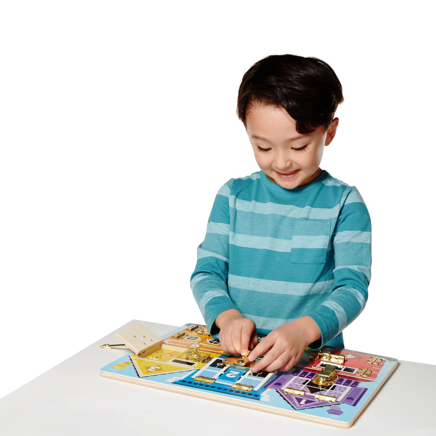 Melissa & Doug Latches Wooden Activity Board