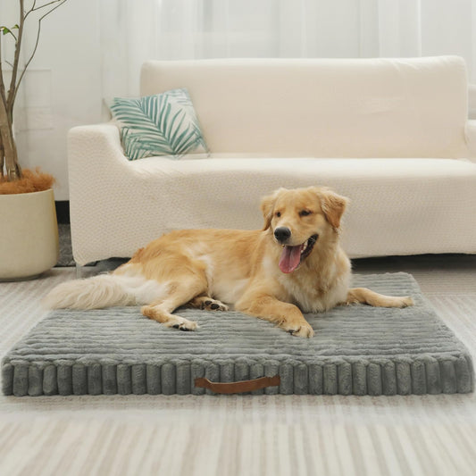 Colvay Dog Bed Large, Lit Pour Chien with Removable Machine Washable Cover, Orthopedic Dog Bed for Crate with Non-Slip Bottom, Comfy Dog Beds | Lit Chien.