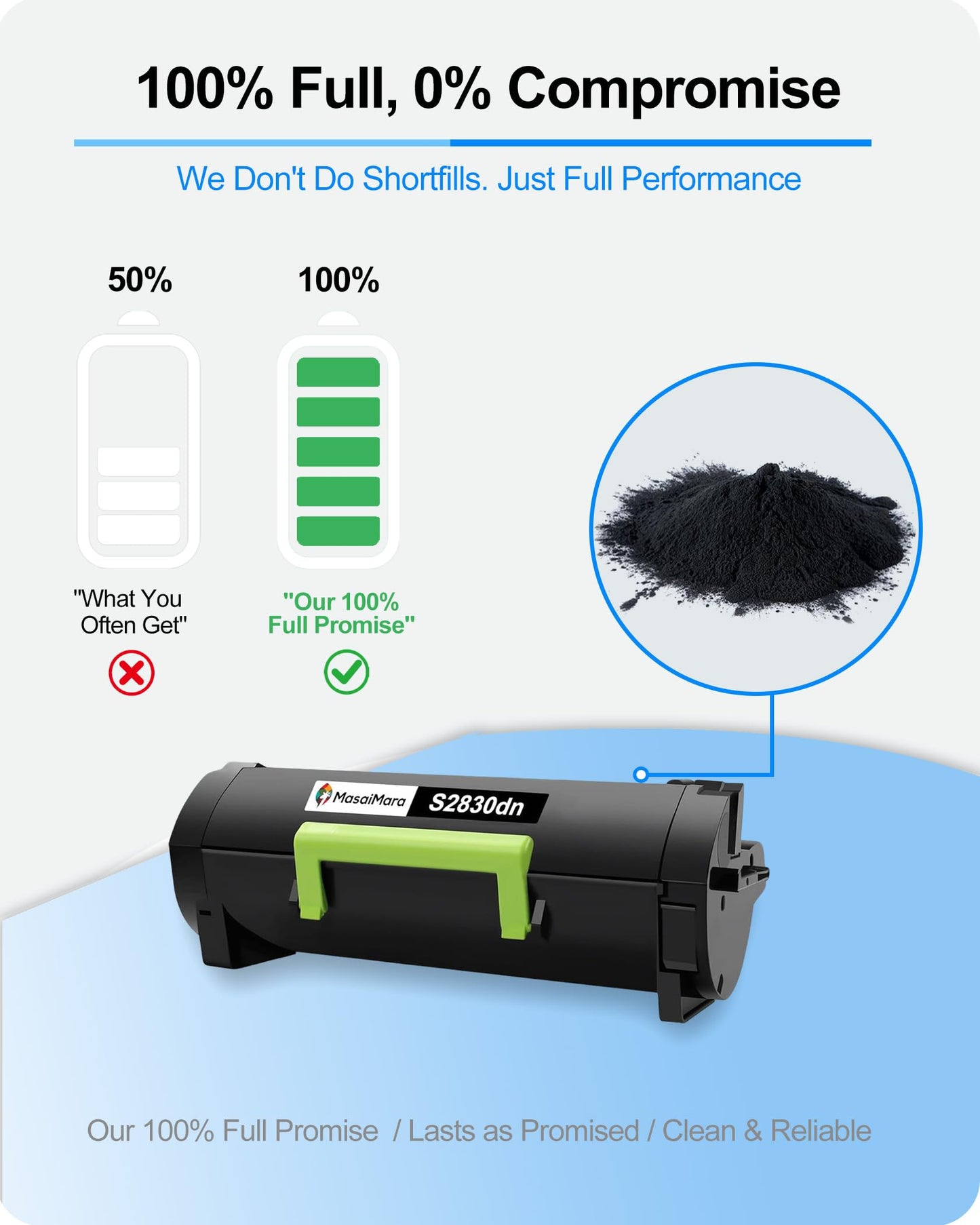 MasaiMara Compatible Black S2830 (Ggctw) High Yield Laser Toner Cartridge Replacement for Dell (8500 Page Yield) S2830 S2830dn 2830 dn 2830dn Smart Series Ink Printers