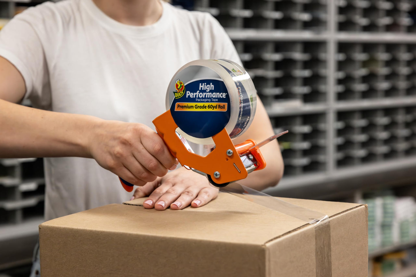 Duck High Performance Clear Packing Tape Refills - 6 Rolls of HP260 Strong Packaging Tape for Shipping, Moving, Mailing & Storage Boxes - 3" Core - 1.88 Inch x 60 Yards - Clear (287863)