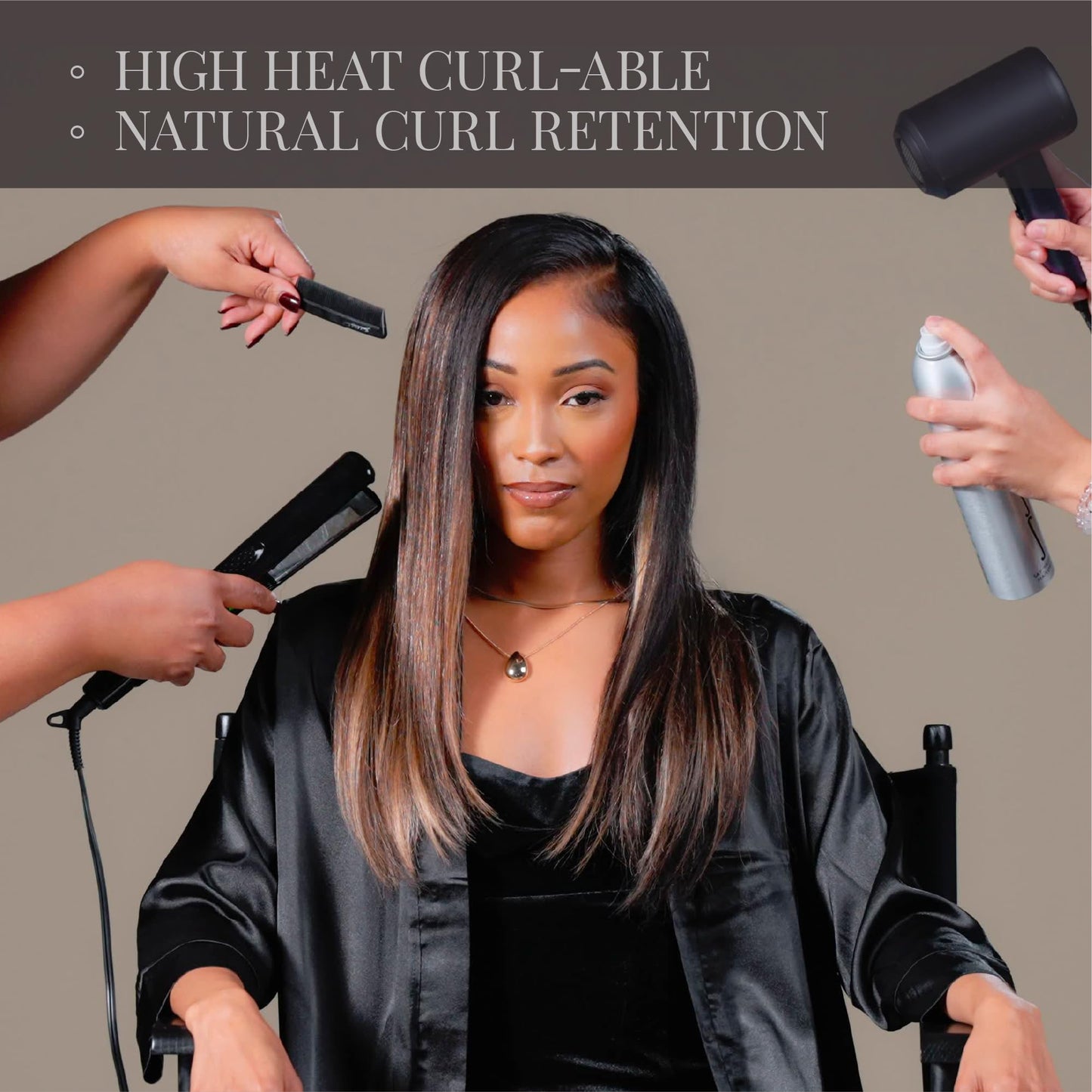 EMPIRE YAKI (14", 1) - Sensationnel 100% Human Remy Hair Yaky Weave