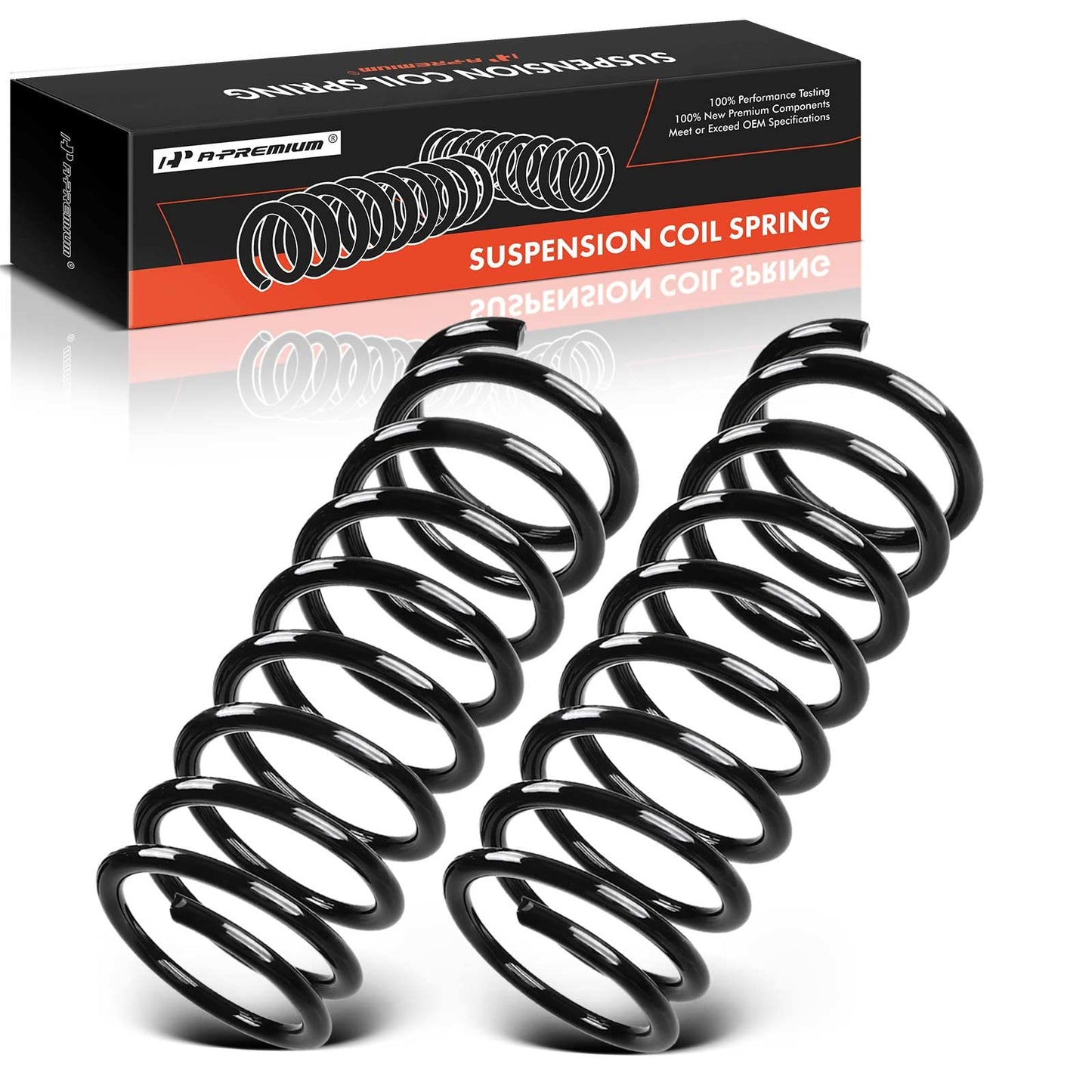 A-Premium 2Pcs Rear Suspension Coil Spring Set Compatible with Ford Focus 2005-2011 & Mazda 3 2004-2013, 3 Sport 2009-2013, Driver and Passenger Side, Replace# 3S415560AA