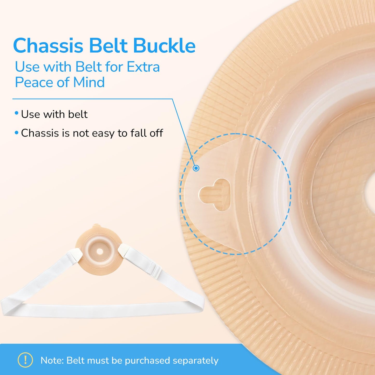 30 PCS Ostomy Supplies – 20 PCS Two-Piece Colostomy Bags + 10 PCS Cut-to-Fit Convex Skin Barriers (45 mm Max), for Ileostomy, Urostomy, Colostomy Stoma Care, Secure Fit, Leak-Proof