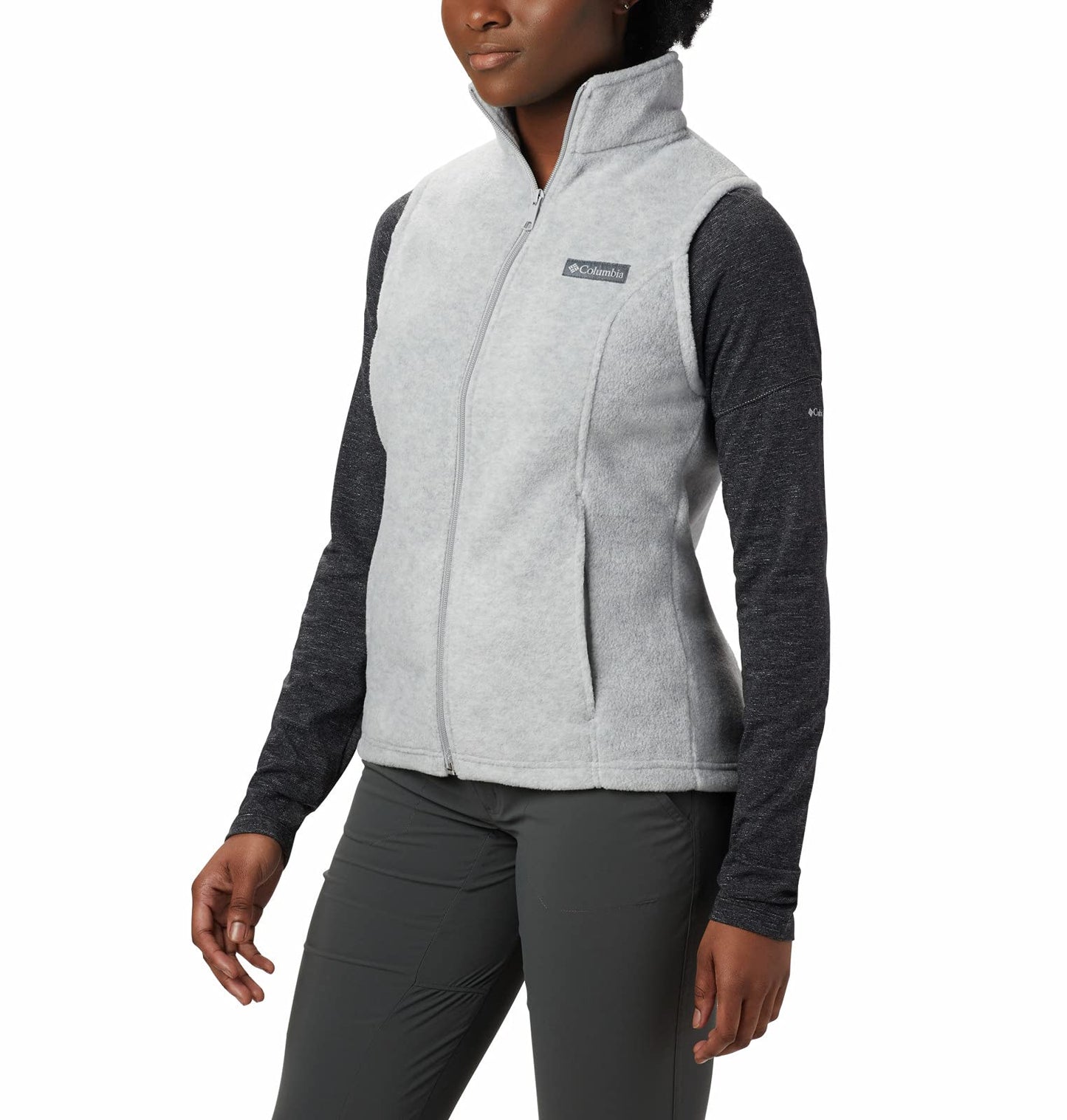 Columbia Women's Benton Springs Vest, Cirrus Grey Heather, X-Small