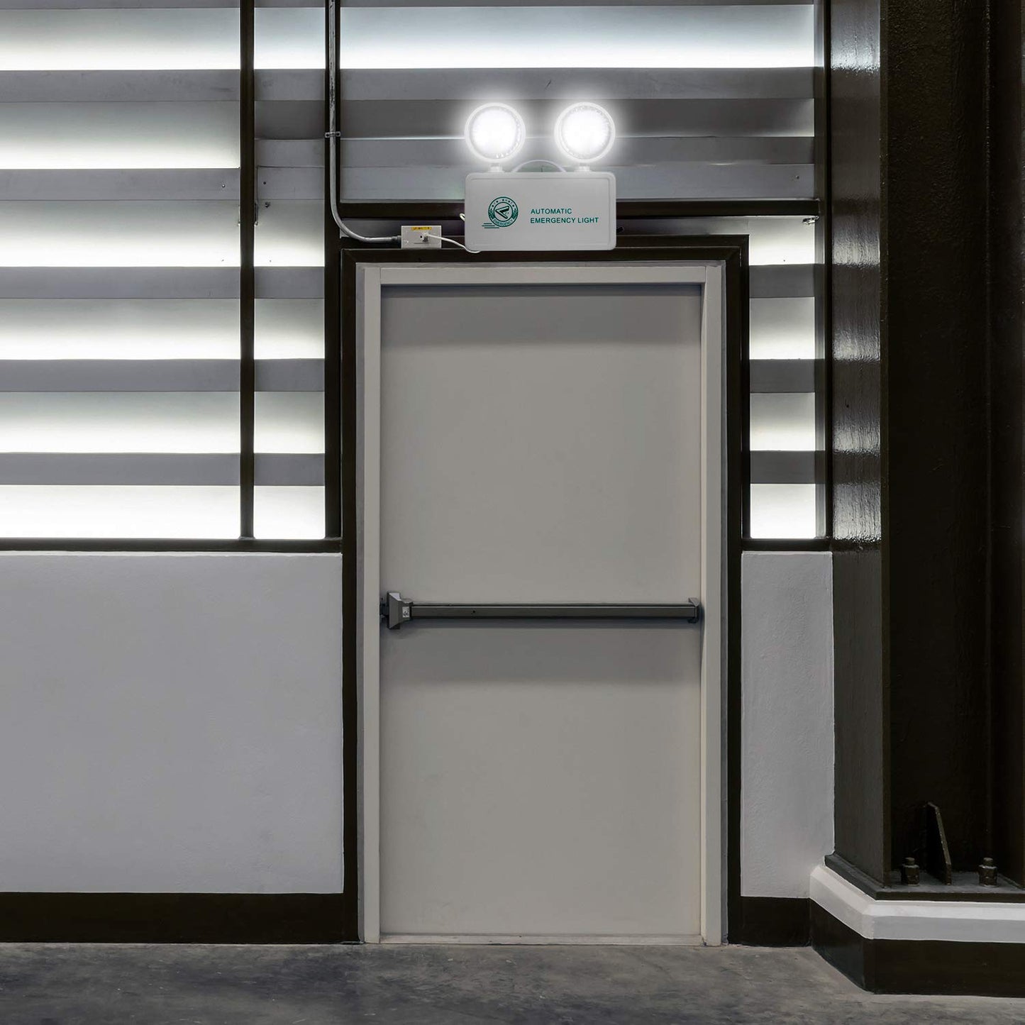 OTYTY Emergency Lights for Home Power Failure, LED Emergency Lights with Battery Backup, 2 Adjustable Heads Lamp &180-Minute Minimum Capacity, Ultra-Bright 200 Lumens, UL Certified, 2 Pack