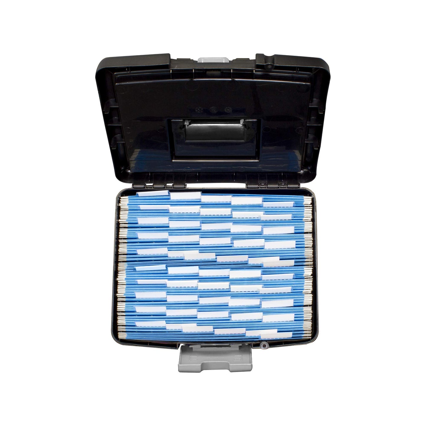 Storex File Storage Box Translucent Storage Lid, Black