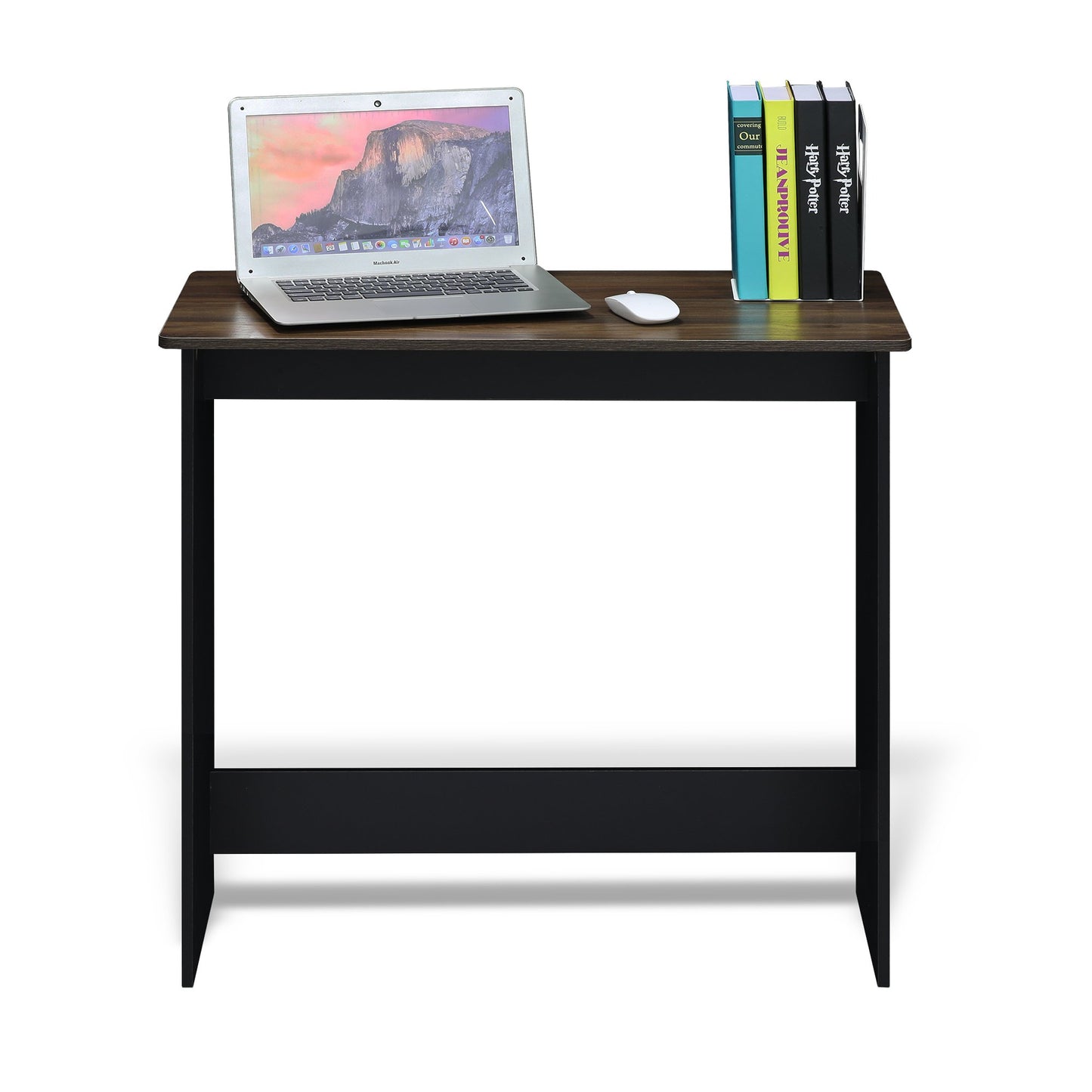 Furinno Simplistic Desk, Gaming Desk, Study Table, Office Desk for Home Office, Bedroom, Columbia Walnut