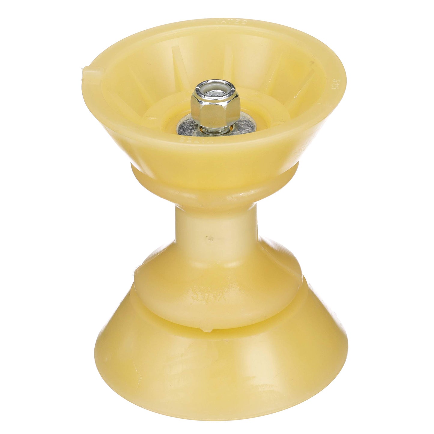 Seachoice Bow Roller w/Bells, 3 in., TPR, Gold, One Size, Yellow