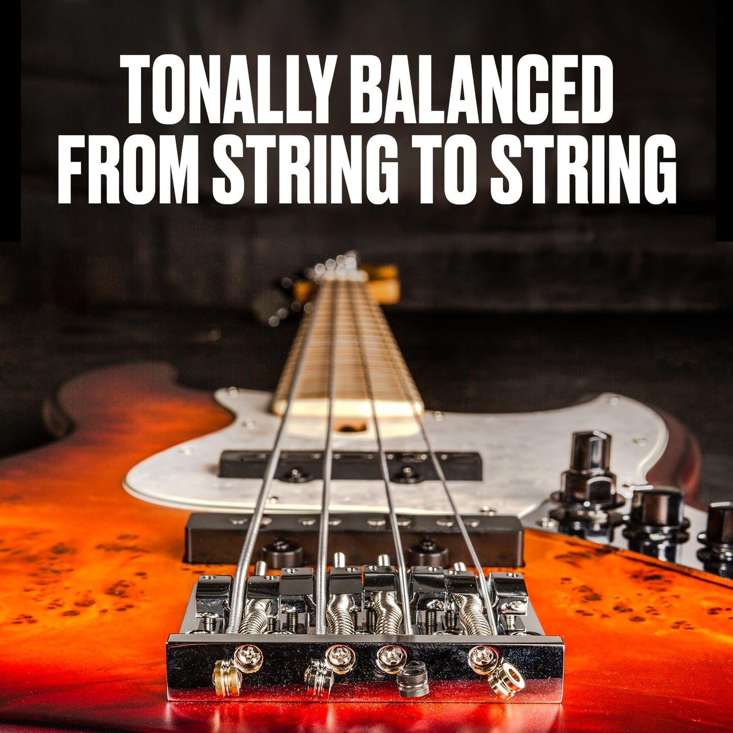 Jim Dunlop DBMMS45105 Marcus Miller Super Bright Bass Strings, Medium.045-.105, 4 Strings/Set
