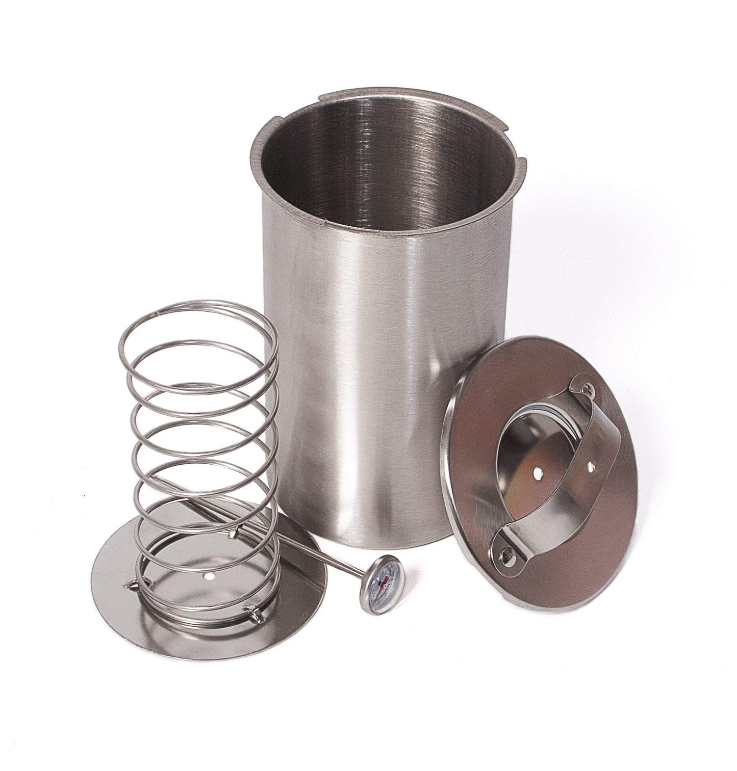 Proudly Canadian Madax Ham Maker - Stainless Steel Meat Press for Making Healthy Homemade Deli Meat with Thermometer and Cooking Bags