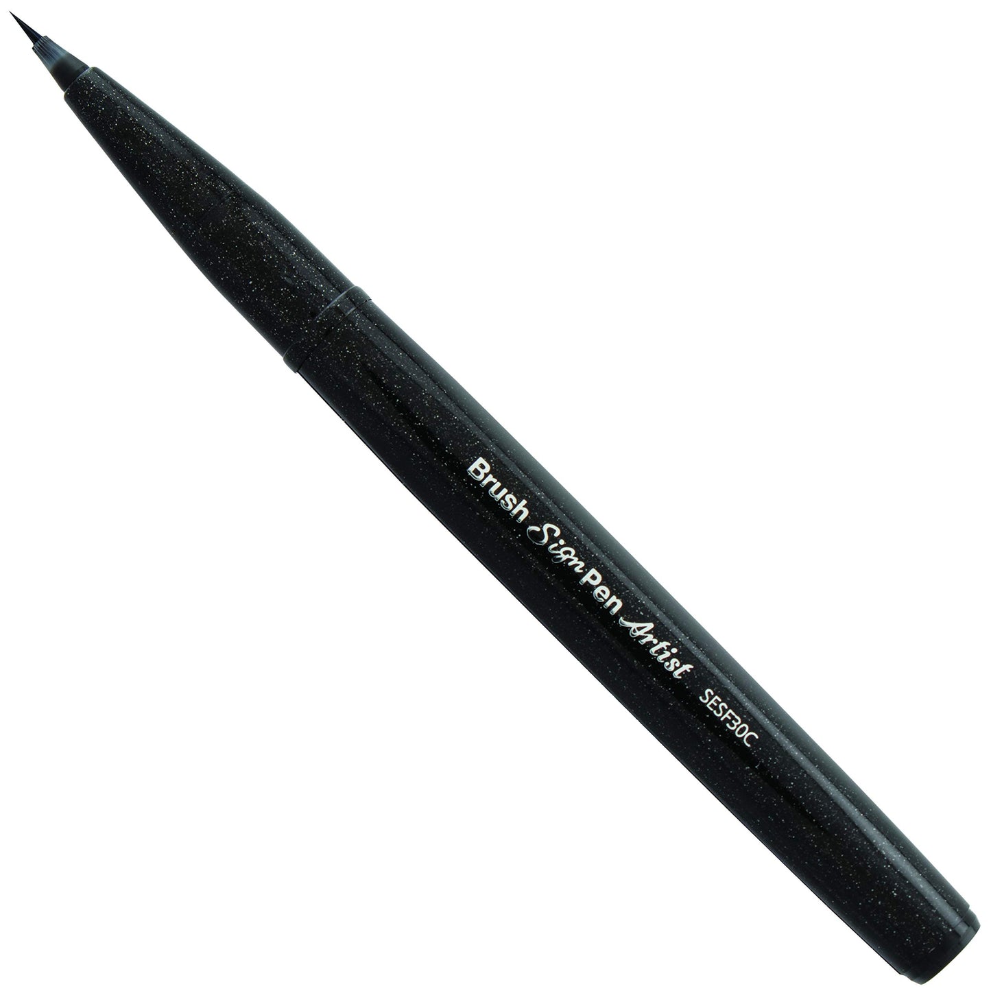 Pentel Arts Brush Sign Pen Artist, Ultra Fine Brush Tip, Ideal for Calligraphy, Illustration, Black Ink, SESF30C-A, Box of 12