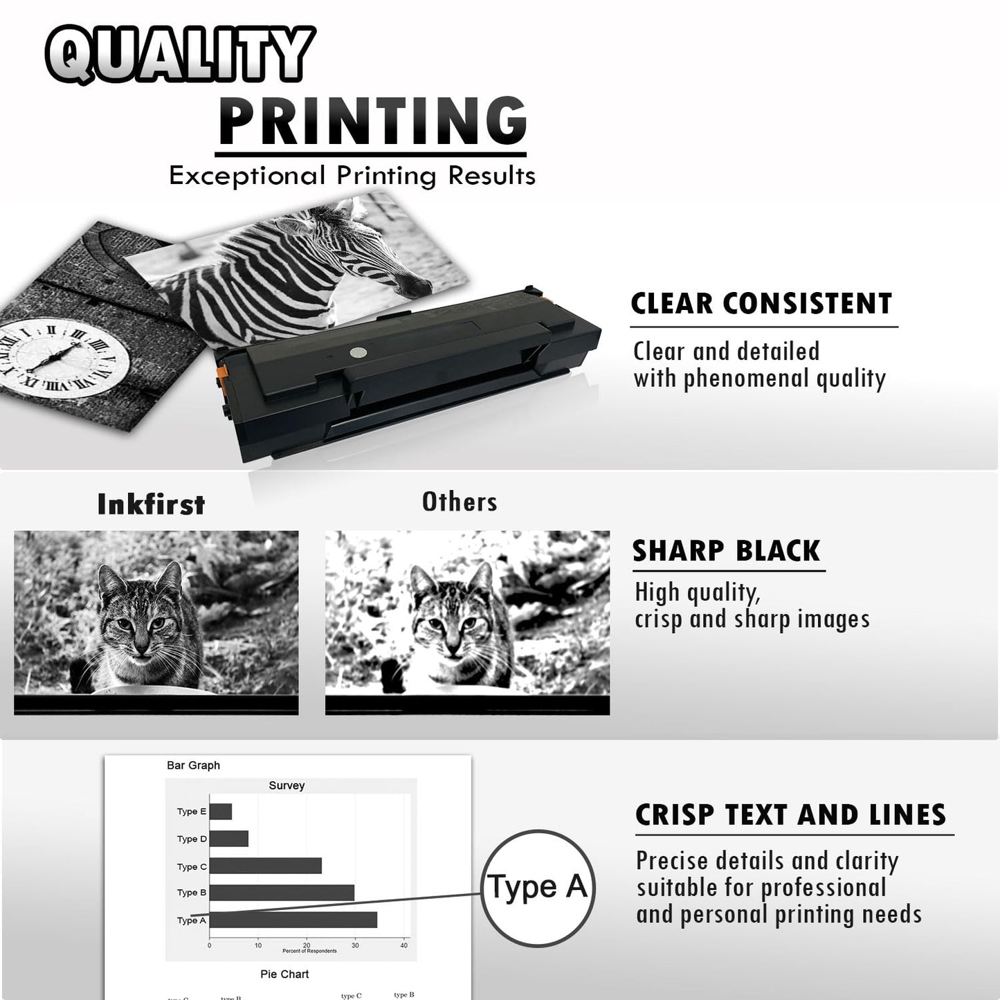2 Inkfirst Compatible PB-211 PB-211EV Toner Cartridges Replacement for Pantum PB211 PB211EV P2207 P2500W P2502w P2516 M6500N M6550N M6552NW M6600N