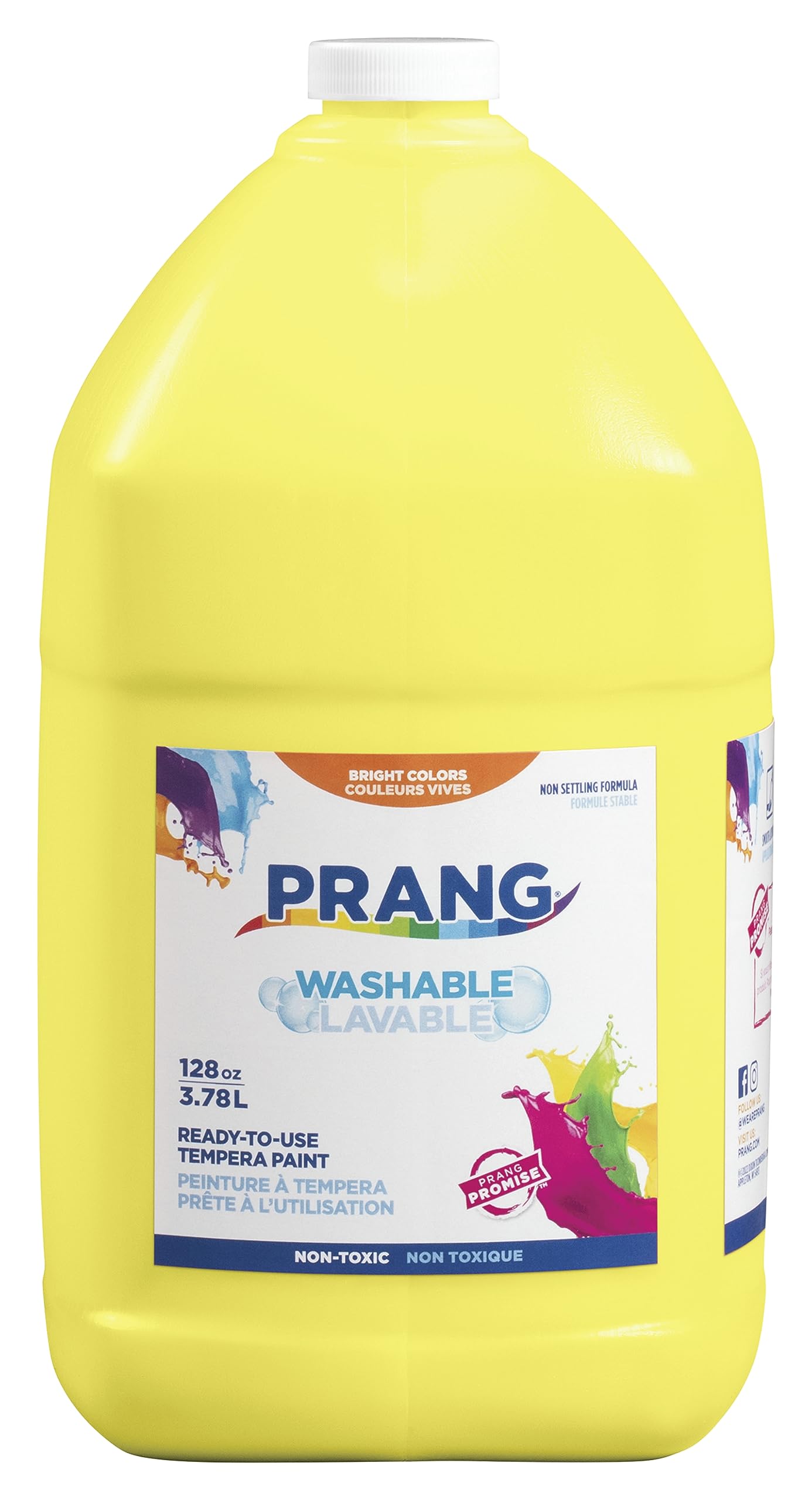 Prang 10603 Prang Washable Paint, Gallon Size, Yellow, 1-Unit